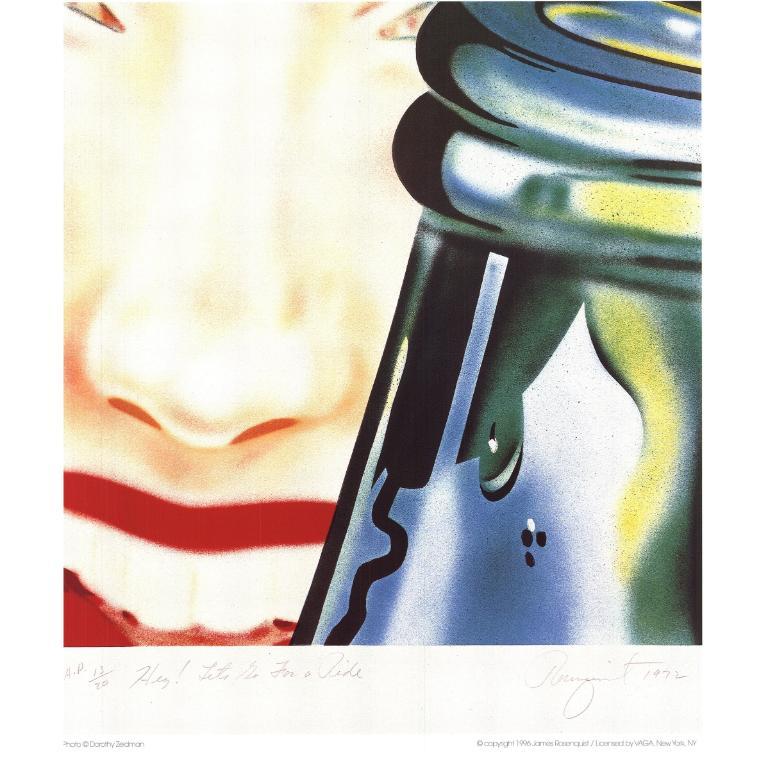 James Rosenquist 'Hey, Let's Go for a Ride' 1992- Poster For Sale 1