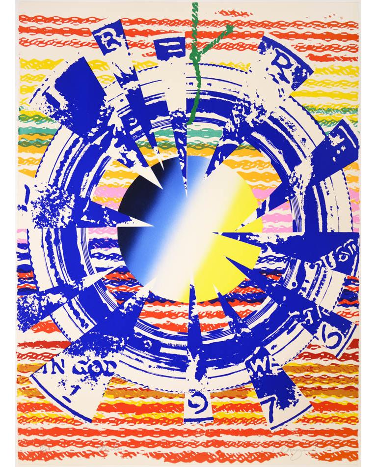 James Rosenquist Abstract Print - Miles from America