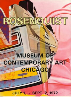 James Rosenquist 'Museum of Contemporary Art Chicago' 1972, Vintage Poster