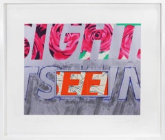 James Rosenquist, Sight-seeing, lithograph, signed, 1972