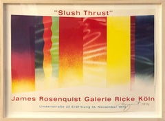 James Rosenquist 'Slush Thrust' 1970- Firmato Pop Art Vintage