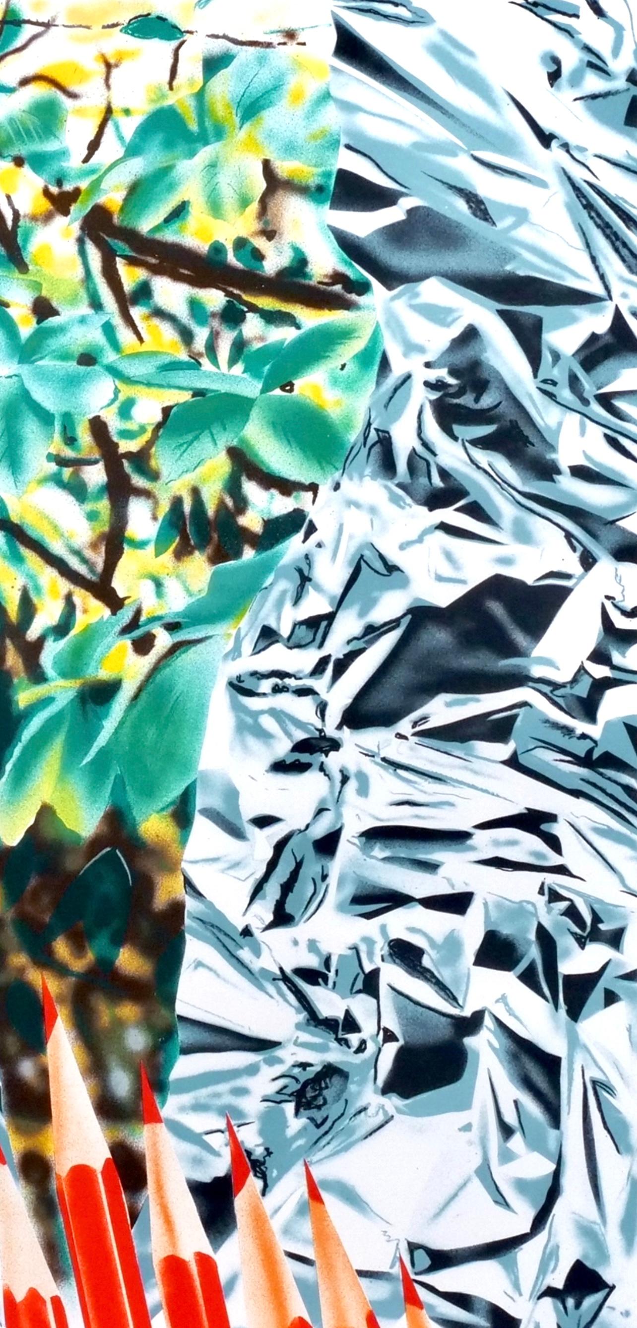Musa de Katonah - Still-Life Print Azul de James Rosenquist