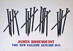 Nägel, aus Monochromen in der New Gallery, historische Pop-Art-Lithographie, signiert/N