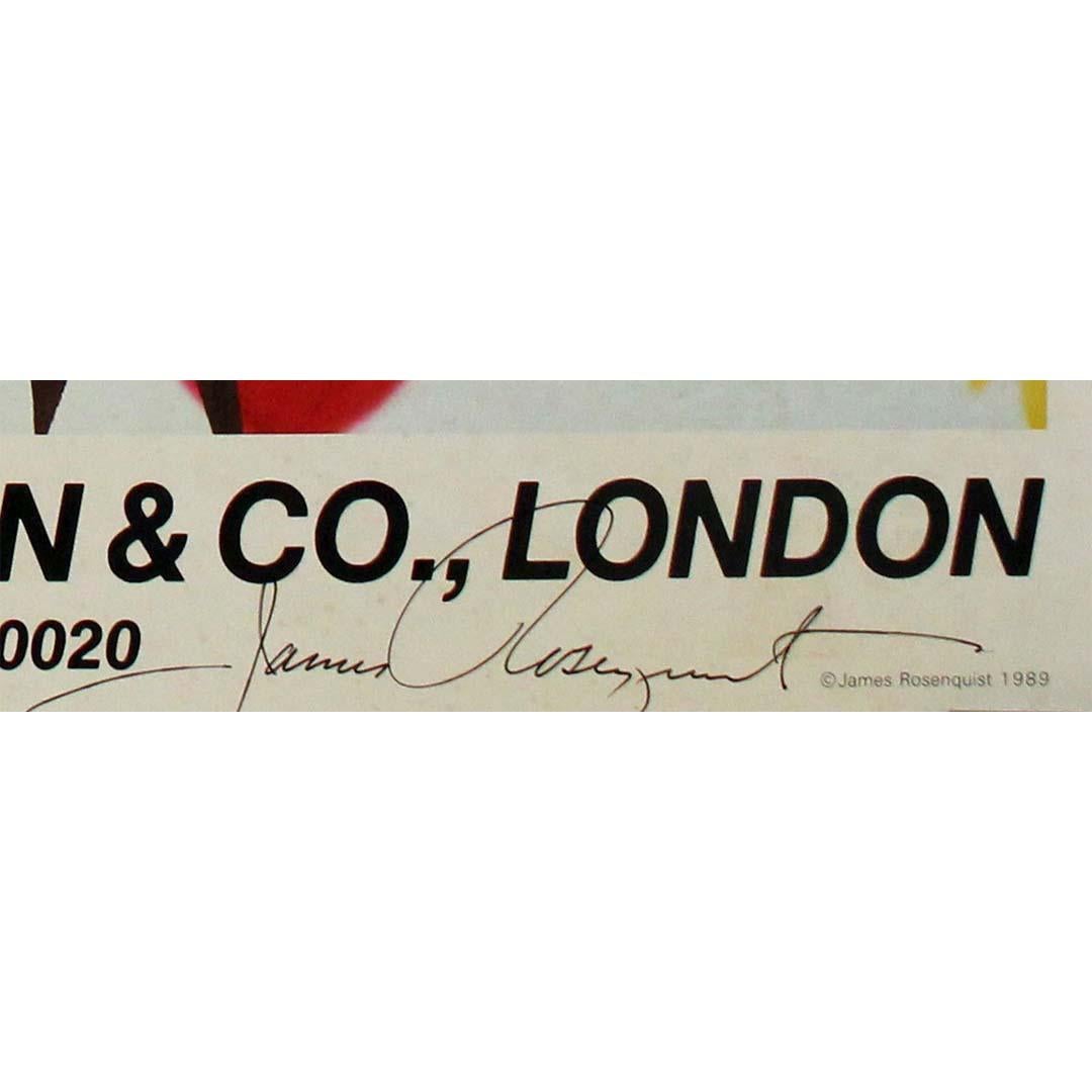 Affiche originale de l'exposition de 1989 de James Rosenquist - Peintures en vente 2