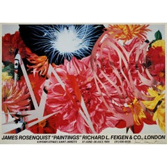 Affiche originale de l'exposition de 1989 de James Rosenquist - Peintures