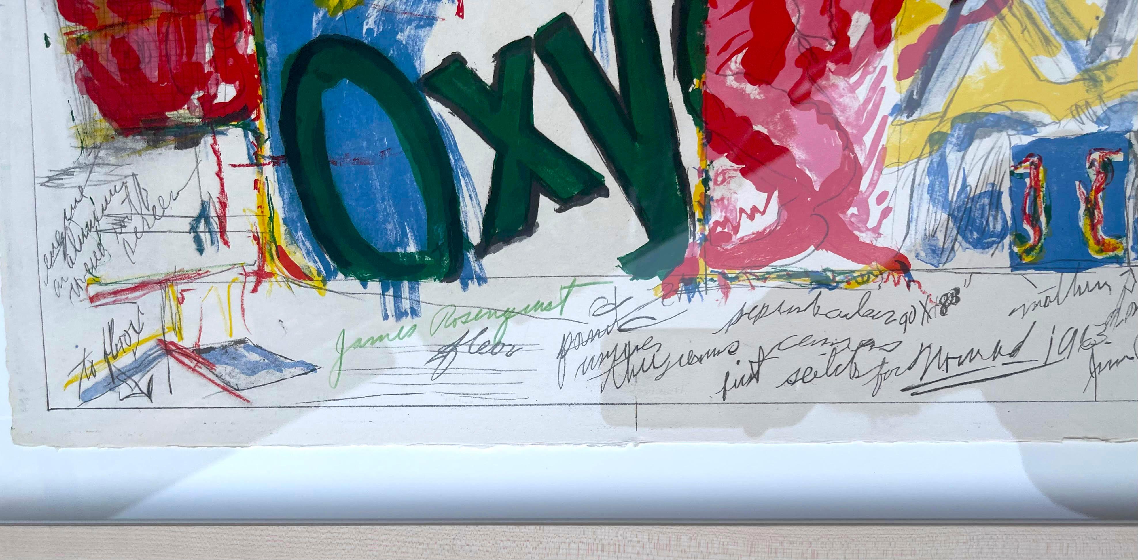 Oxy, Deluxe seltene handsignierte Auflage (85/100) 1 Cent Life, 1960er Jahre Pop Art, gerahmt 1