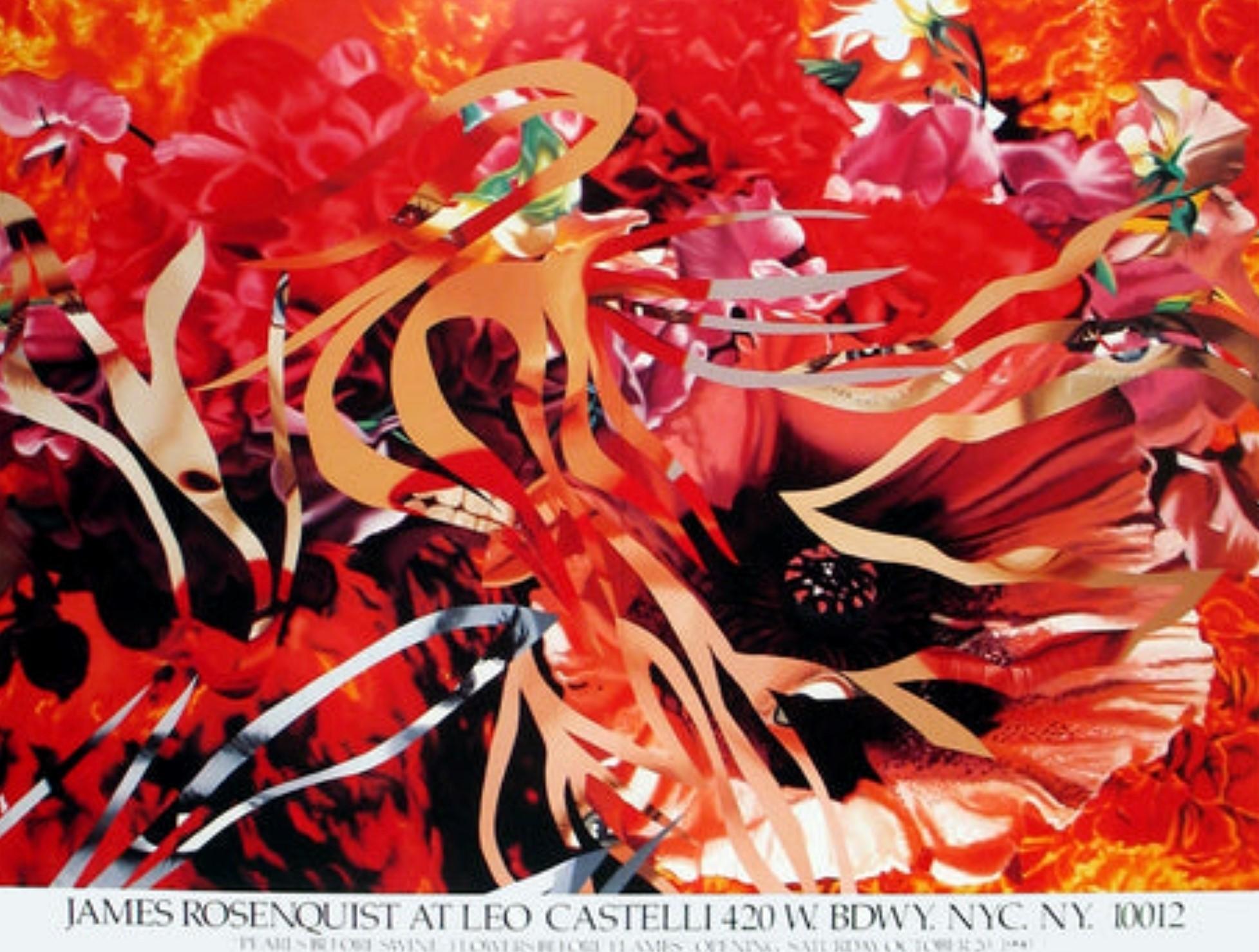 Pearls Before Swine, Flowers Before Flames By James Rosenquist For Sale 2