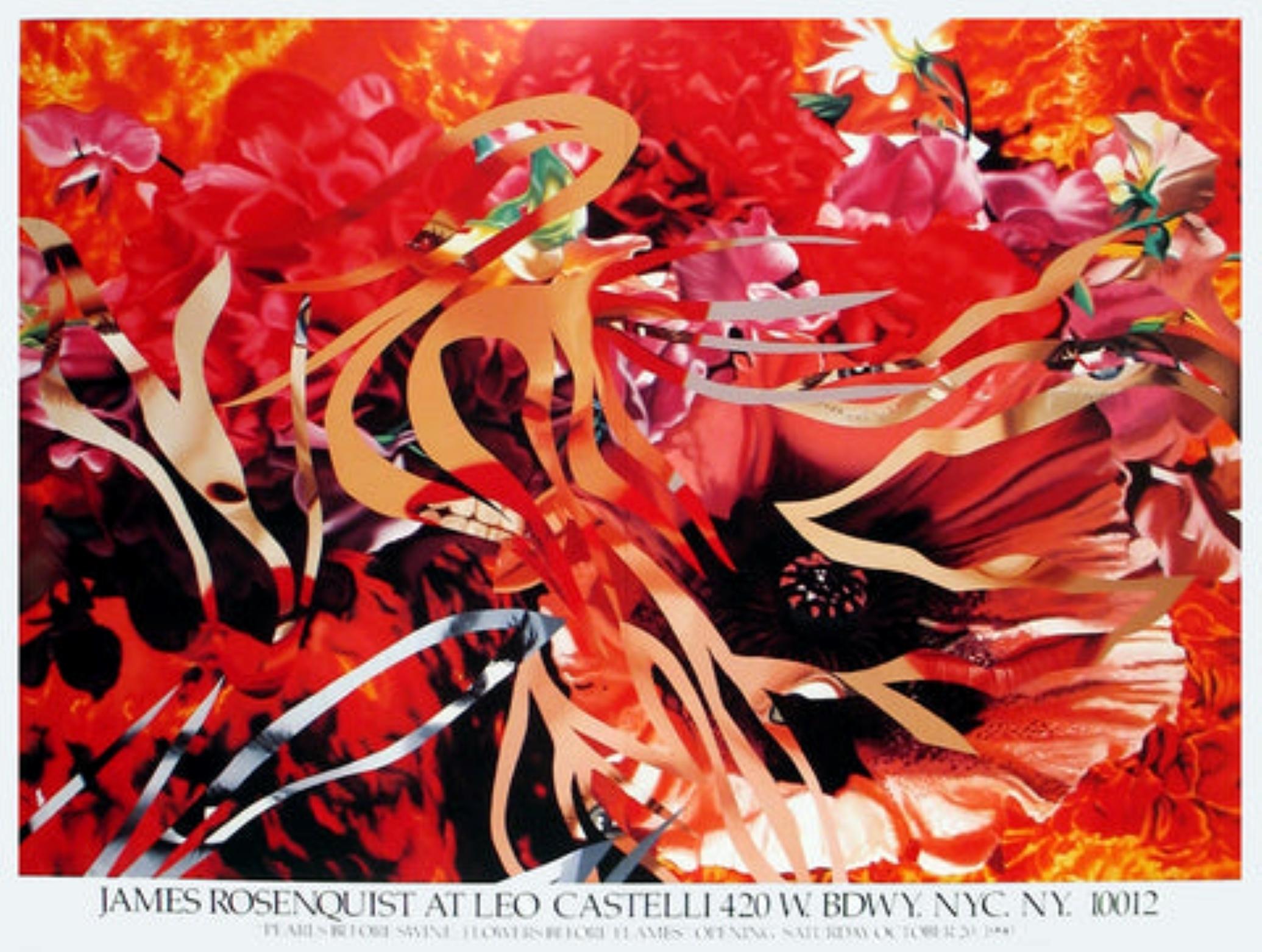 Pearls Before Swine, Flowers Before Flames By James Rosenquist For Sale 3