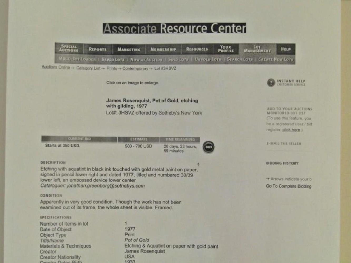 Pot en or, avec dorure appliquée à la main (collection d'entrepriseAT & T) 6