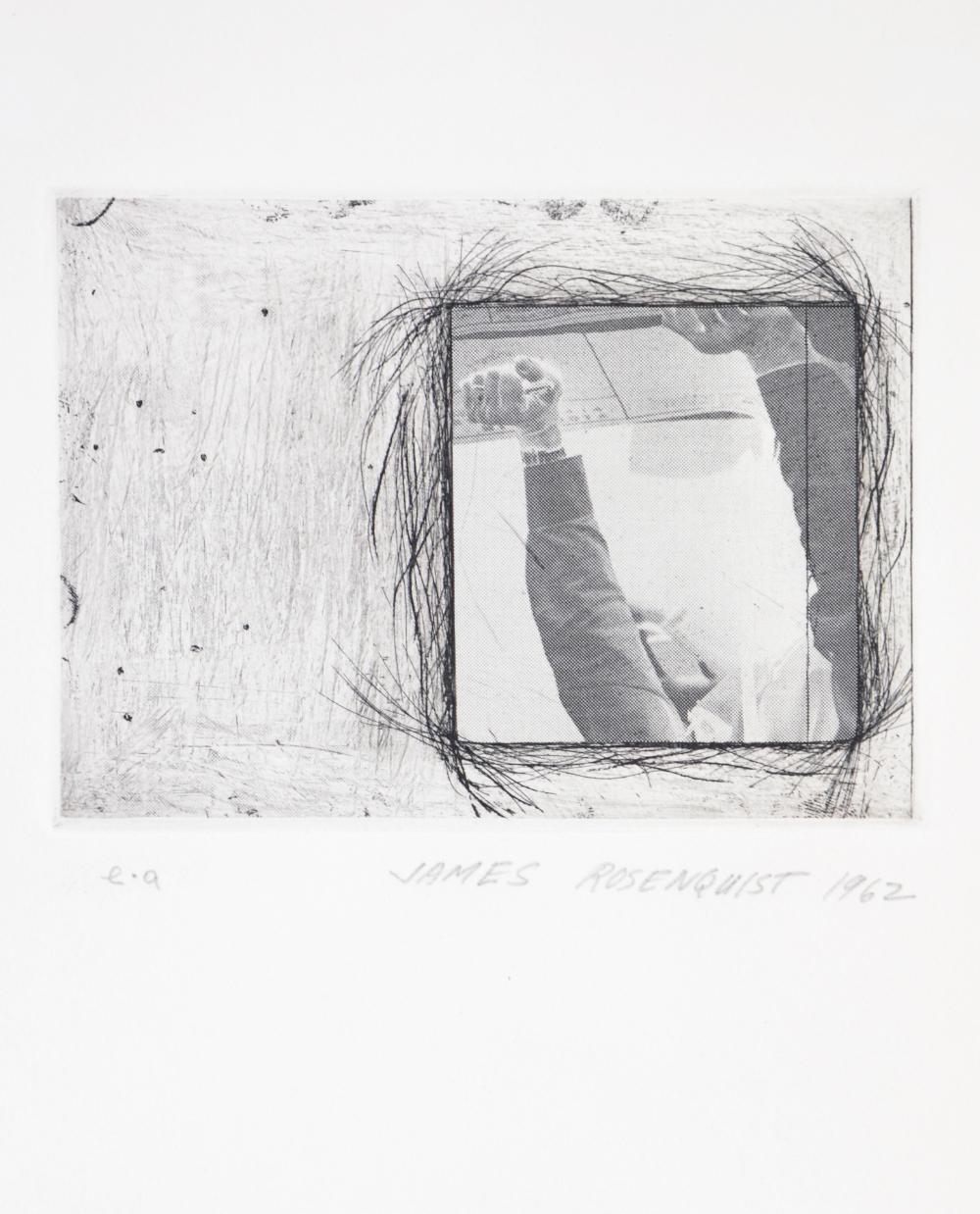 James Rosenquist Figurative Print - Certificate, from The International Anthology of Contemporary Engraving