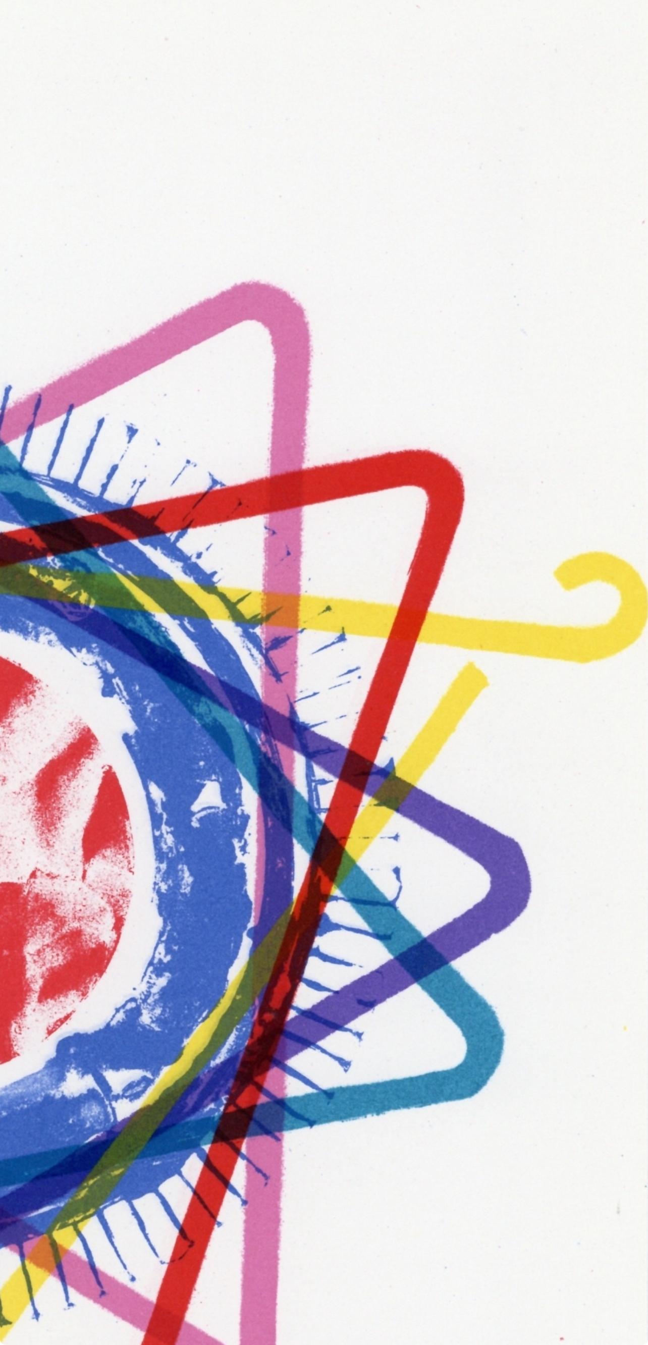 Rosenquist, Composition, XXe Siècle (after) - Gray Abstract Print by James Rosenquist