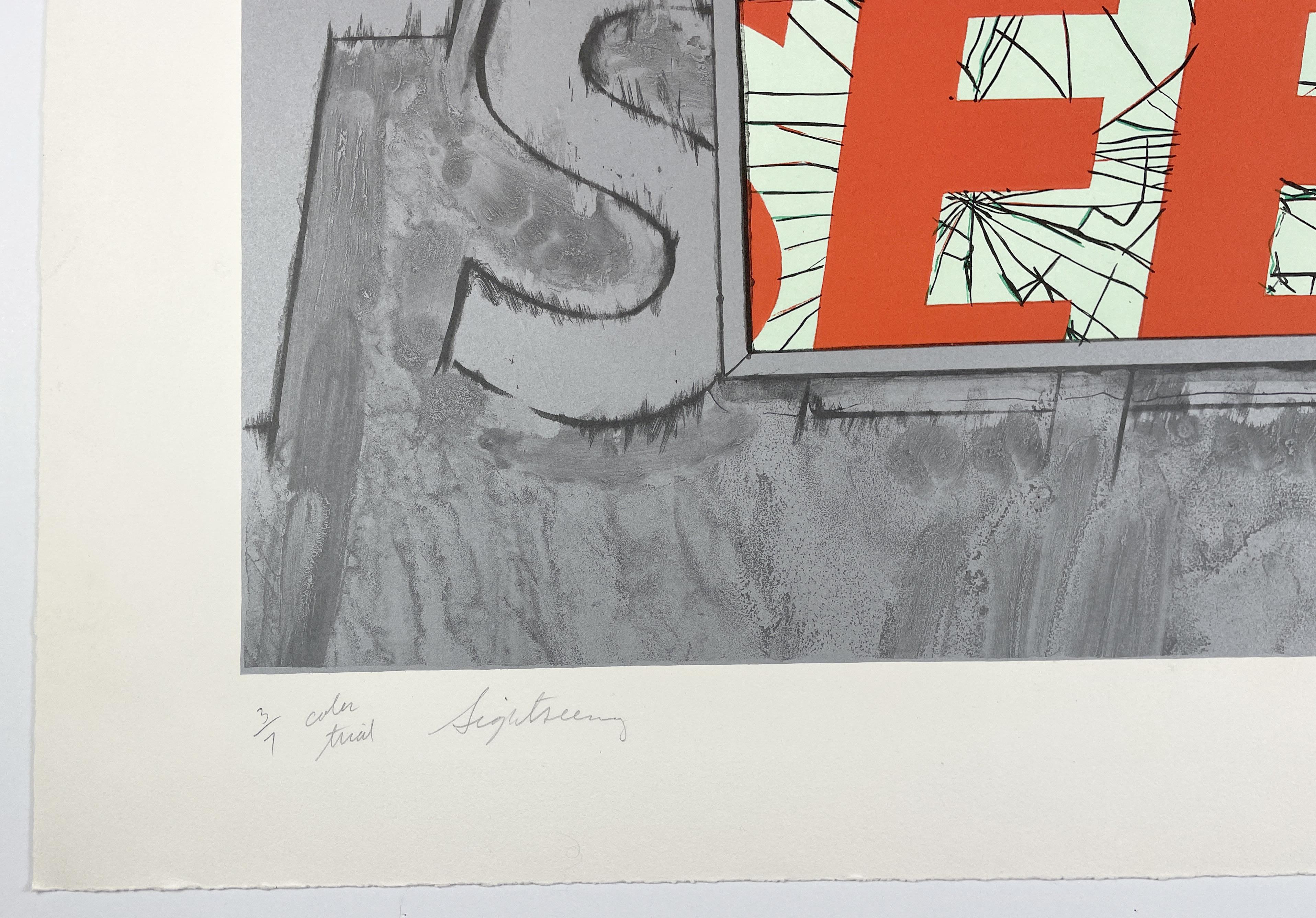 Sightseeing James Rosenquist text Pop Art For Sale 2
