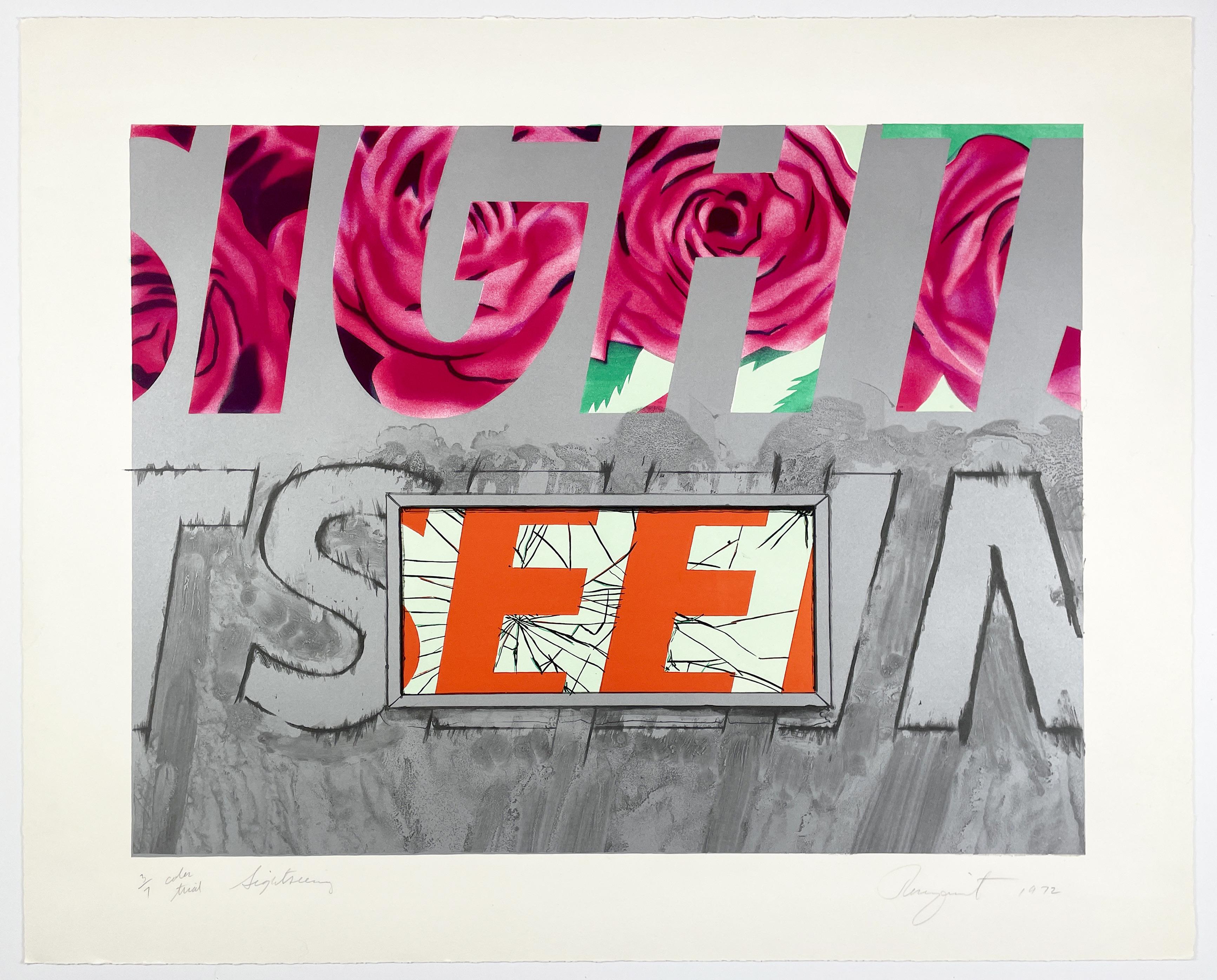 Sightseeing James Rosenquist text Pop Art 