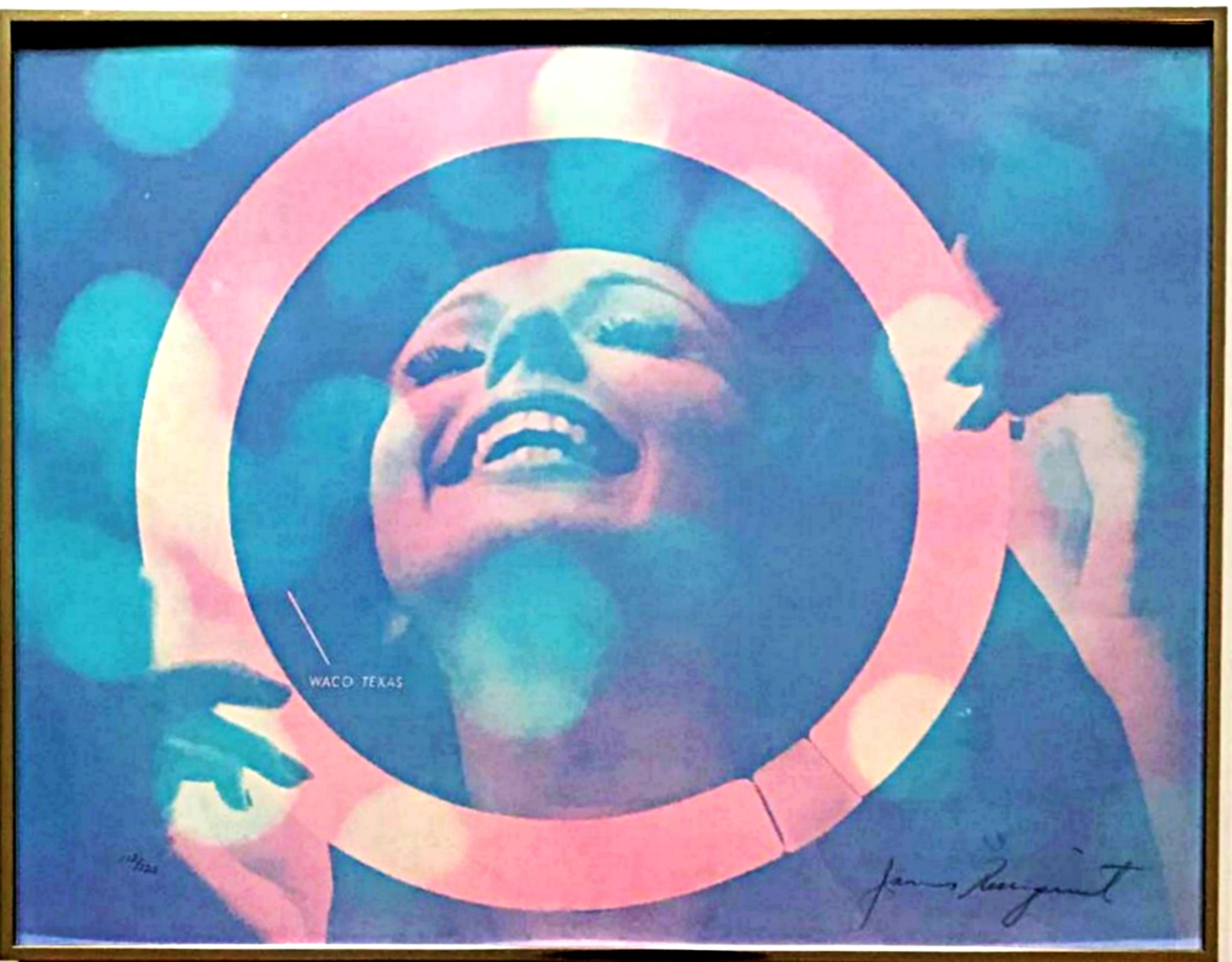 Somewhere to Light Waco Texas iconic 1960s Pop Art silkscreen Signed/N, 16 Glenn - Print by James Rosenquist