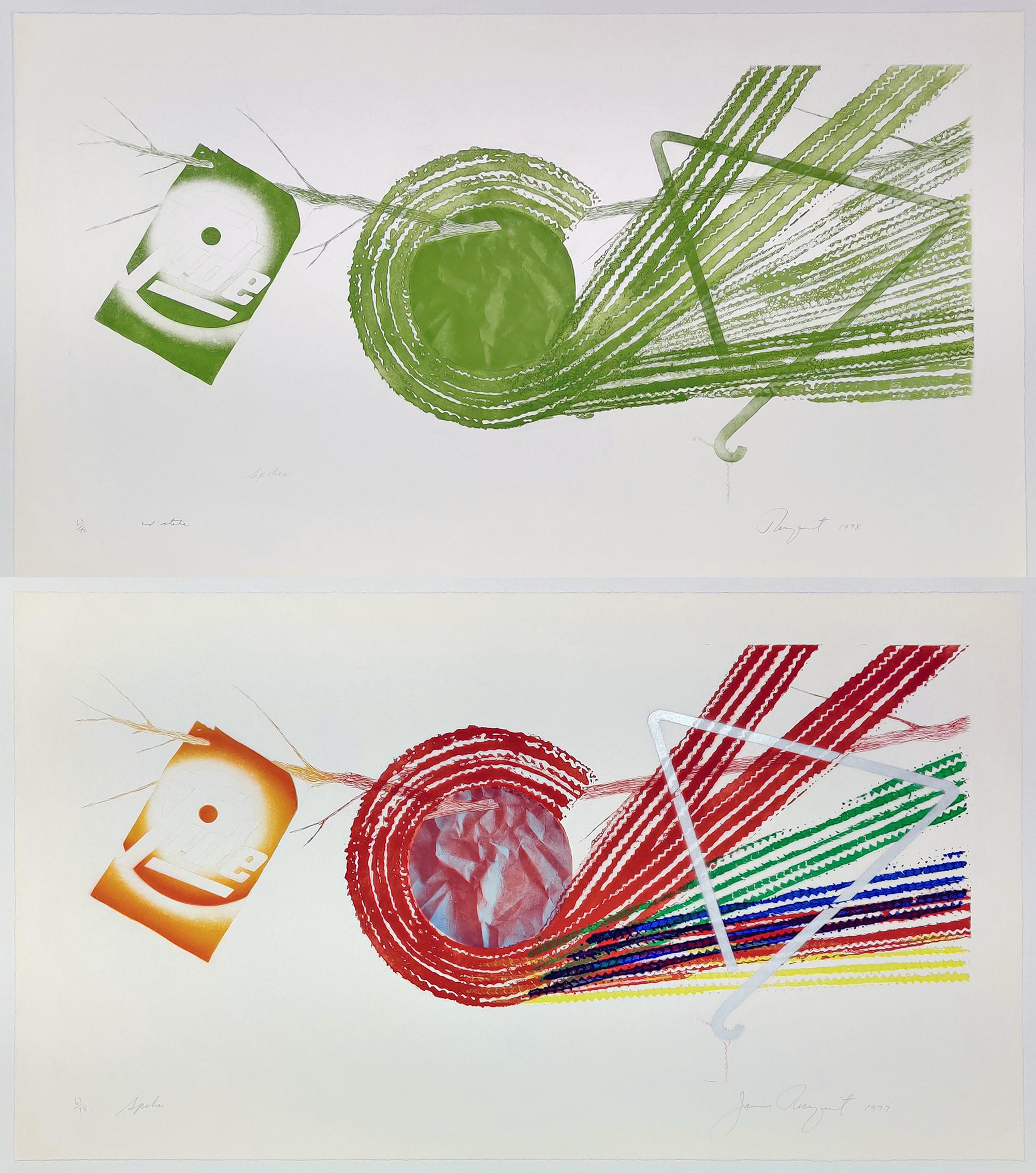 SPOKES AND SPOKES: 2 STATE - Print by James Rosenquist