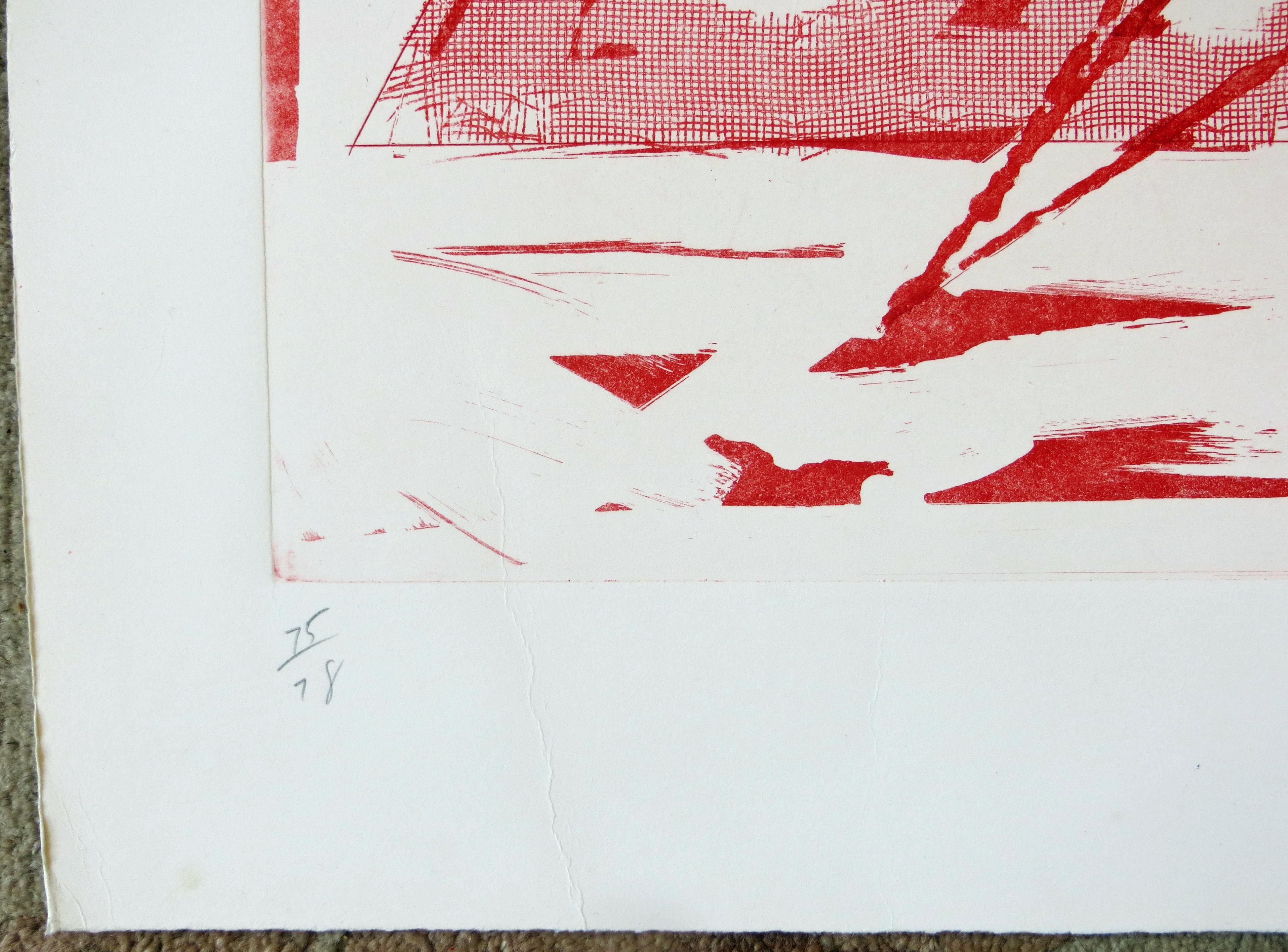 Star Leg (2. State) (Pop-Art), Print, von James Rosenquist