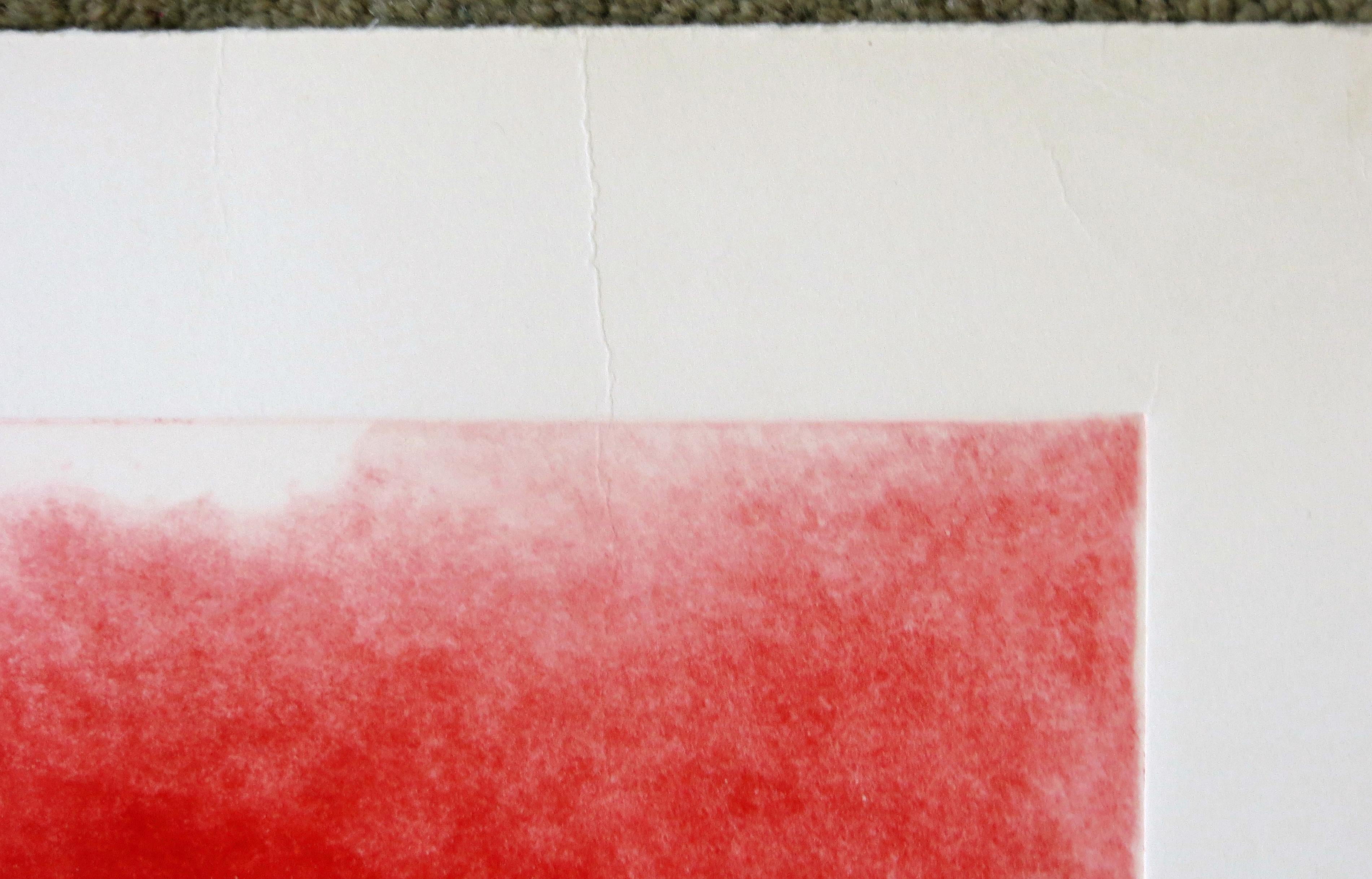 Künstler: James Rosenquist (1933-2017)
Titel: Star Leg (2. Staat)
Jahr: 1979
Medium: 1 Farbradierung
Auflage: 78, plus Probedrucke
Blattgröße: 22,75 x 40 Zoll
Größe der Platte: 17,75 x 35,5 Zoll
Werkstatt: Aripeka GmbH, Editionen
Drucker: Charles