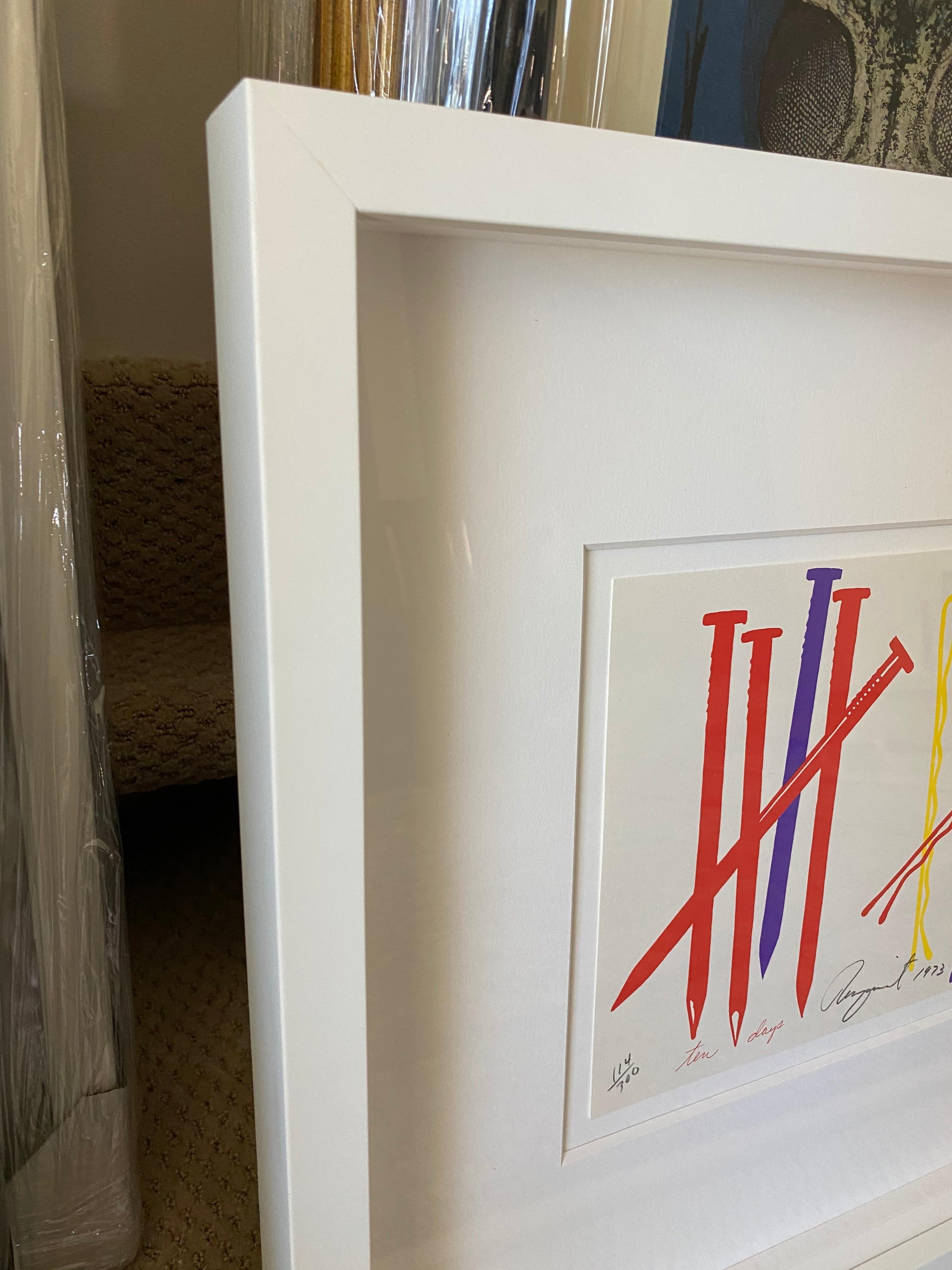 „Ten Days“ Lithographie in limitierter Auflage von James Rosenquist im Angebot 4