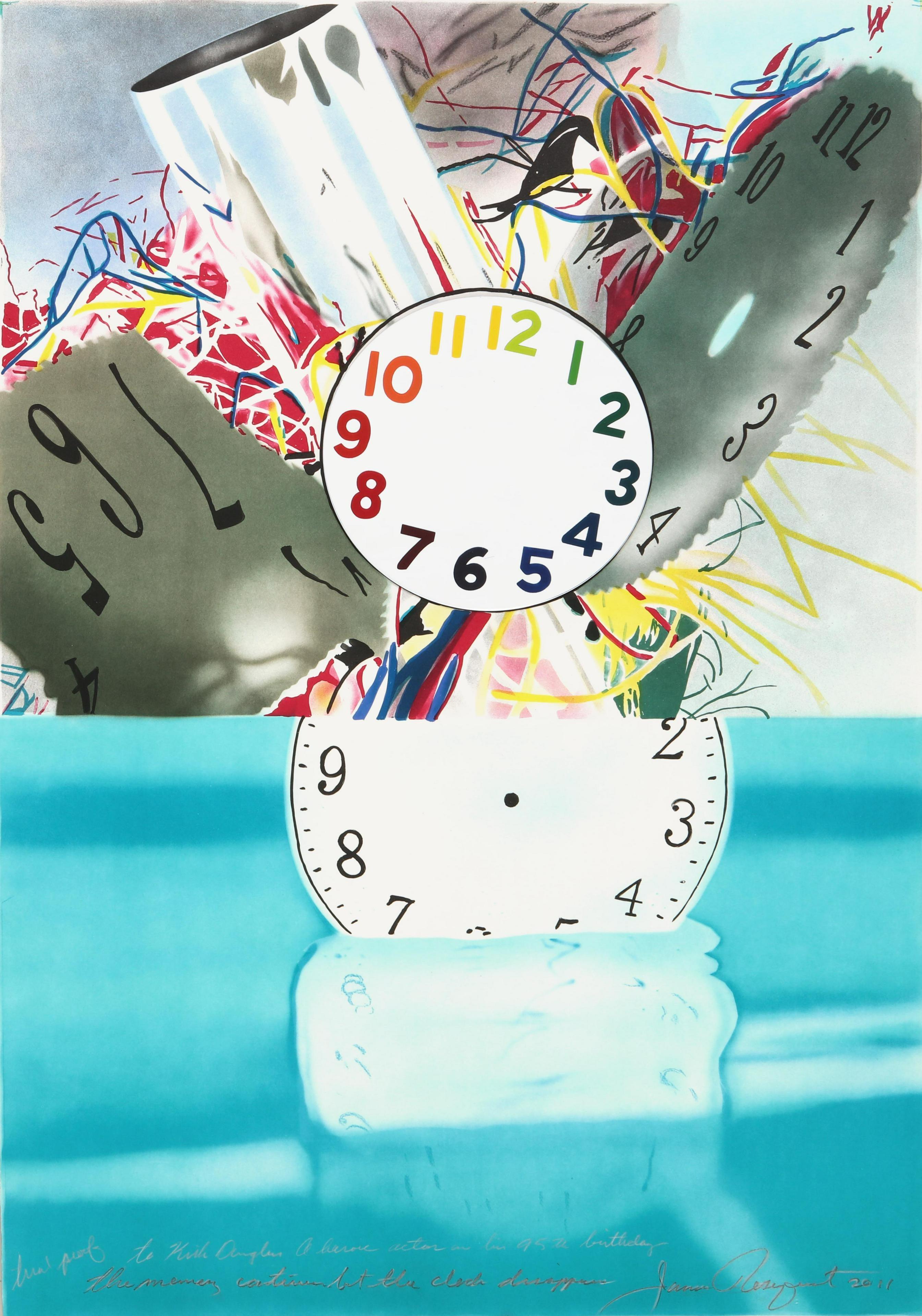 The Memory Continues but the Clock Disappears - Print by James Rosenquist