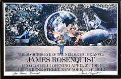 Through the Eyes of the Needle to the Anvil (Avec la main signée par James Rosenquist)