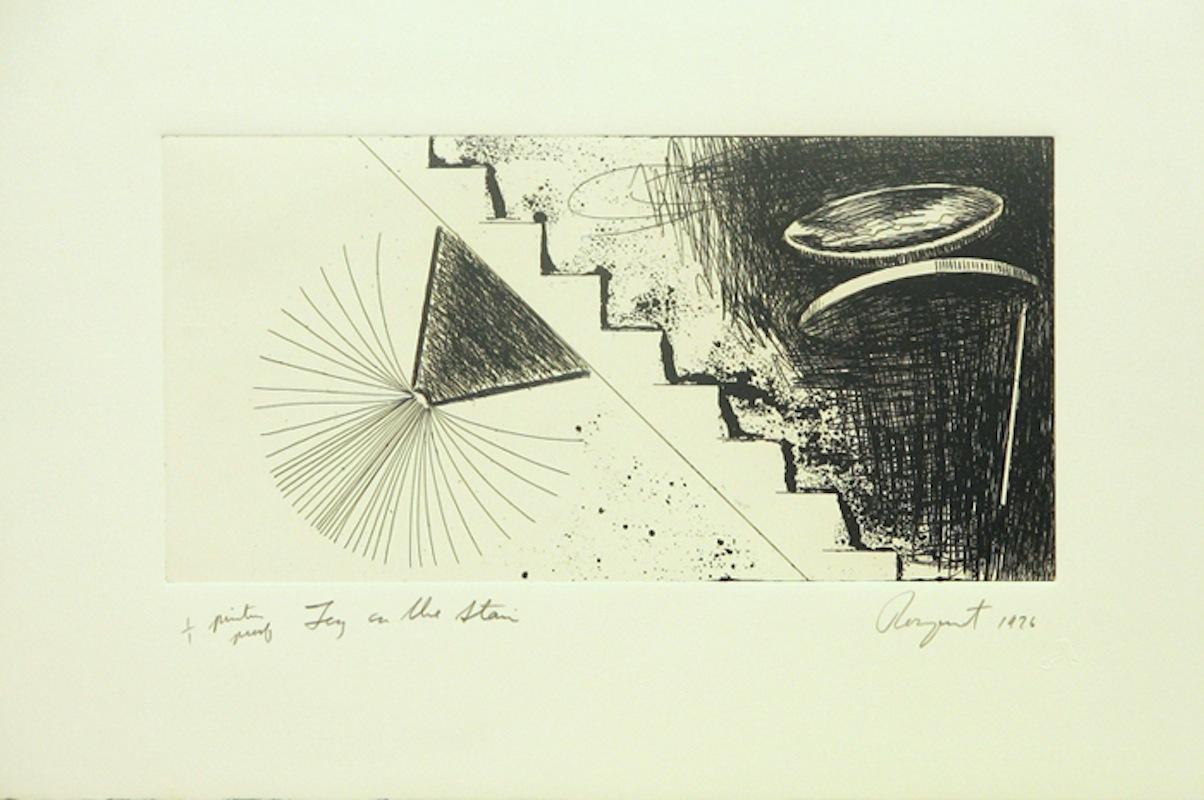 Spielzeug auf Stühlen – Print von James Rosenquist