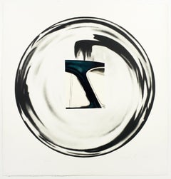 James Rosenquist Schwarz-Weiß-Abstrakte Pop-Art-Chrom-Röhren