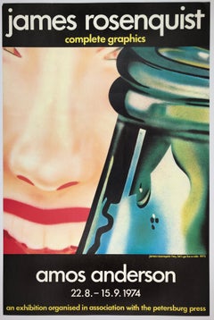 Vintage James Rosenquist poster Amos Anderson (Hey! Let’s Go for a Ride 1973)