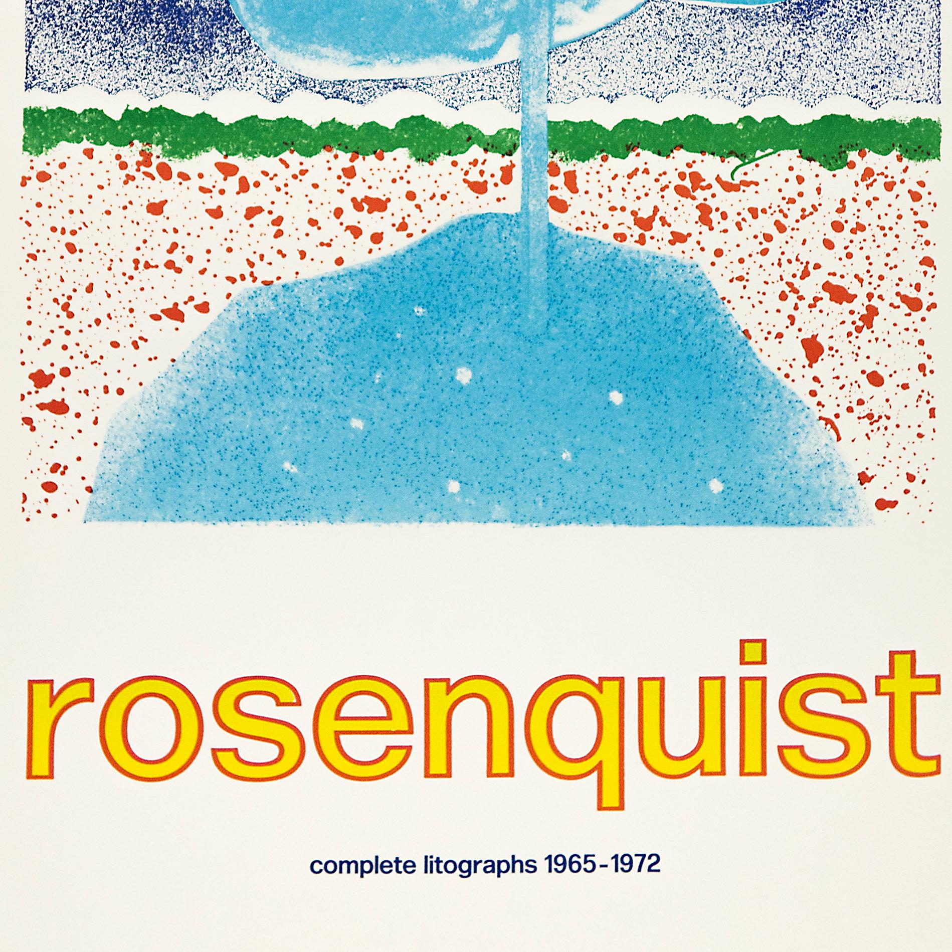 James Rosenquist Vintage Poster: Galleria del Milione 1972 full moon landscape 3