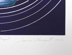Alors que la Terre tourne la nuit, gravure Pop Art de James Rosenquist