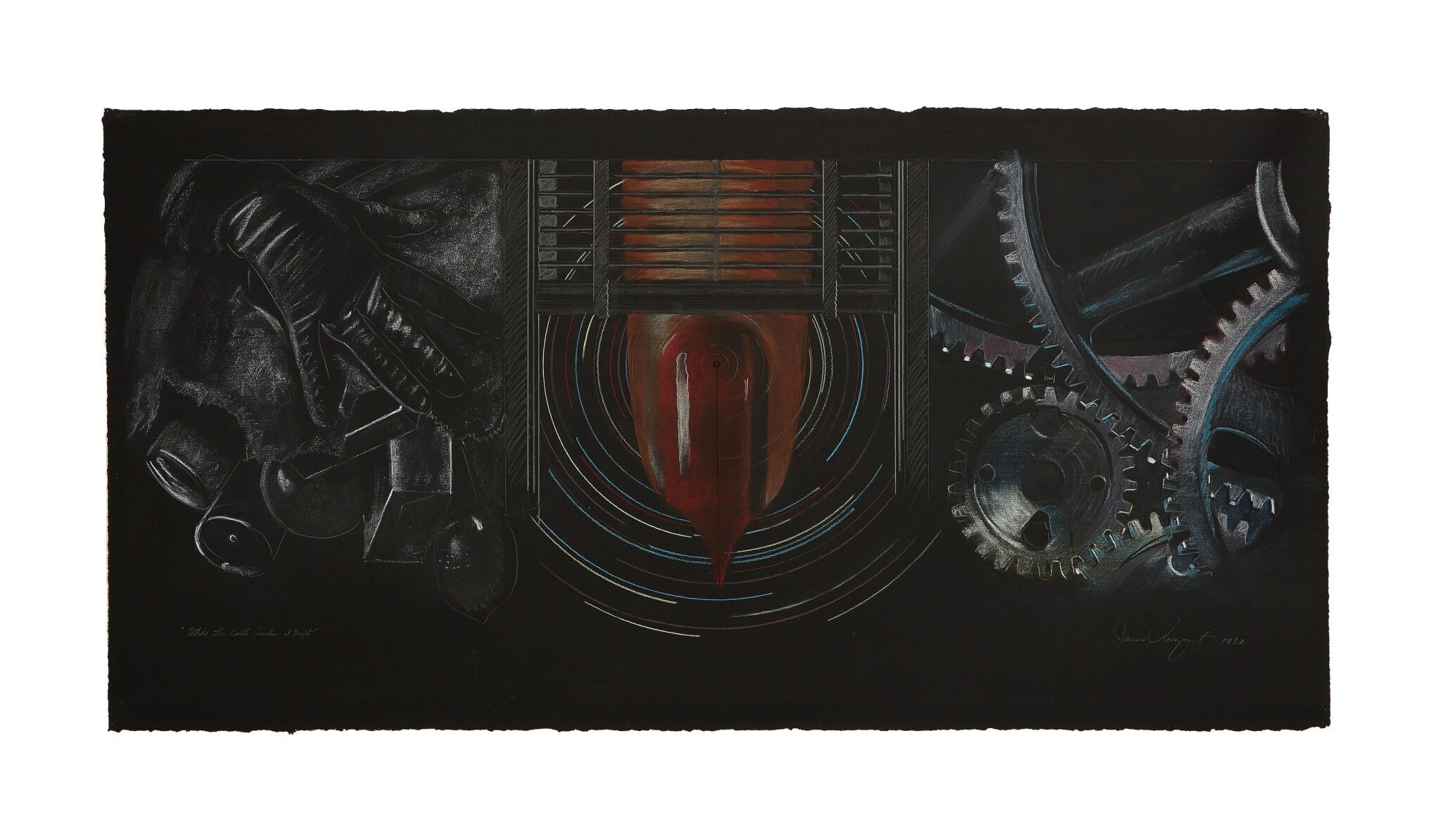 Still-Life Print de James Rosenquist - Mientras la Tierra gira de noche