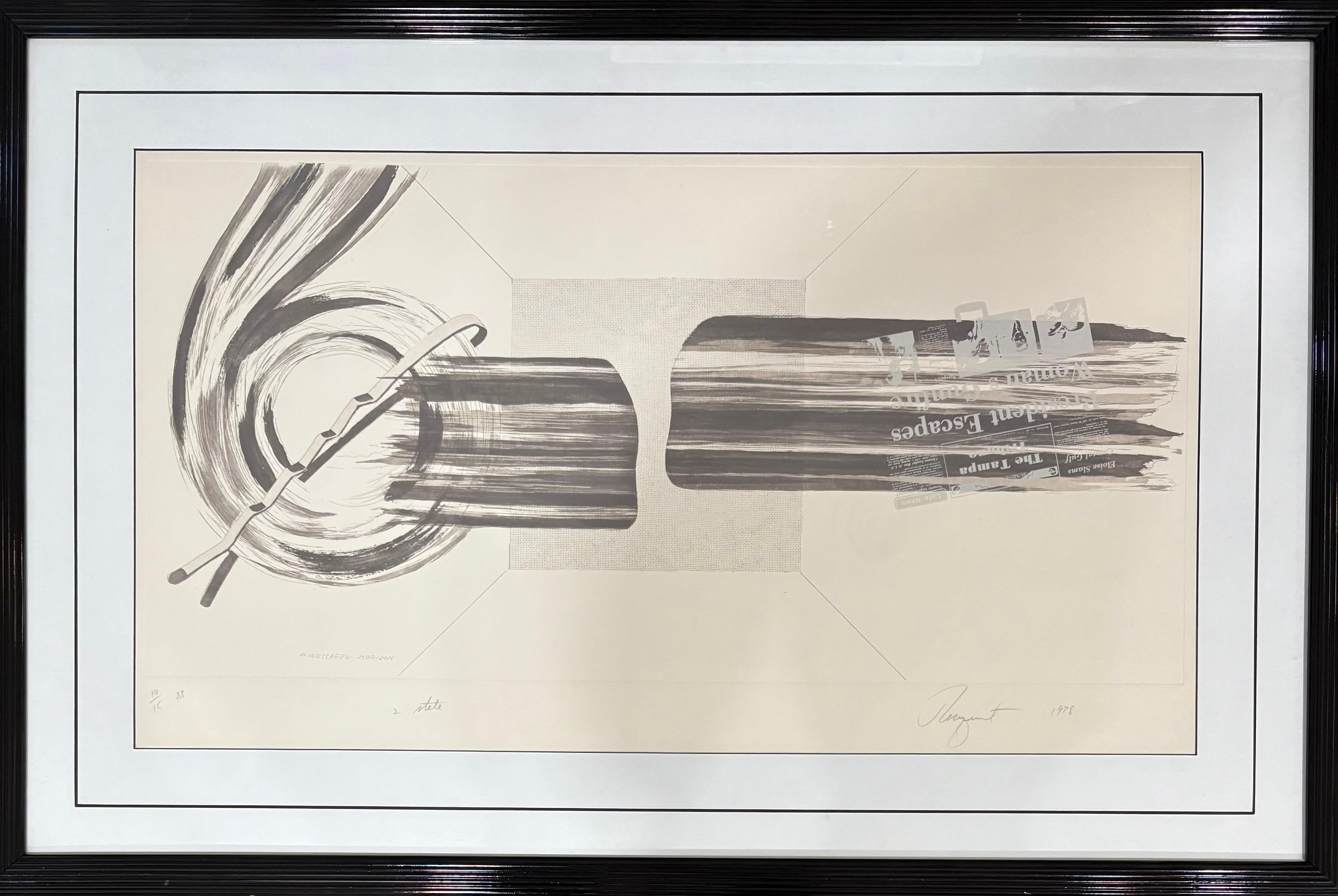"parabrezza horizon" - Print di James Rosenquist