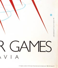 Affiche Pop Art de James Rosenquist pour les Jeux olympiques d'hiver de XIV