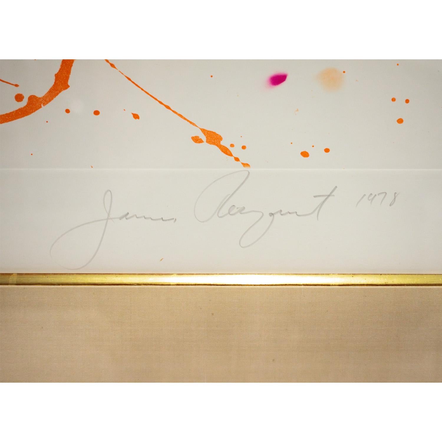 Lino James Rosenquist Acquaforte vibrante 