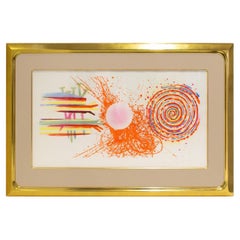 James Rosenquist Grabado vibrante "Rouge Pad" 1978 (Firmado y numerado)