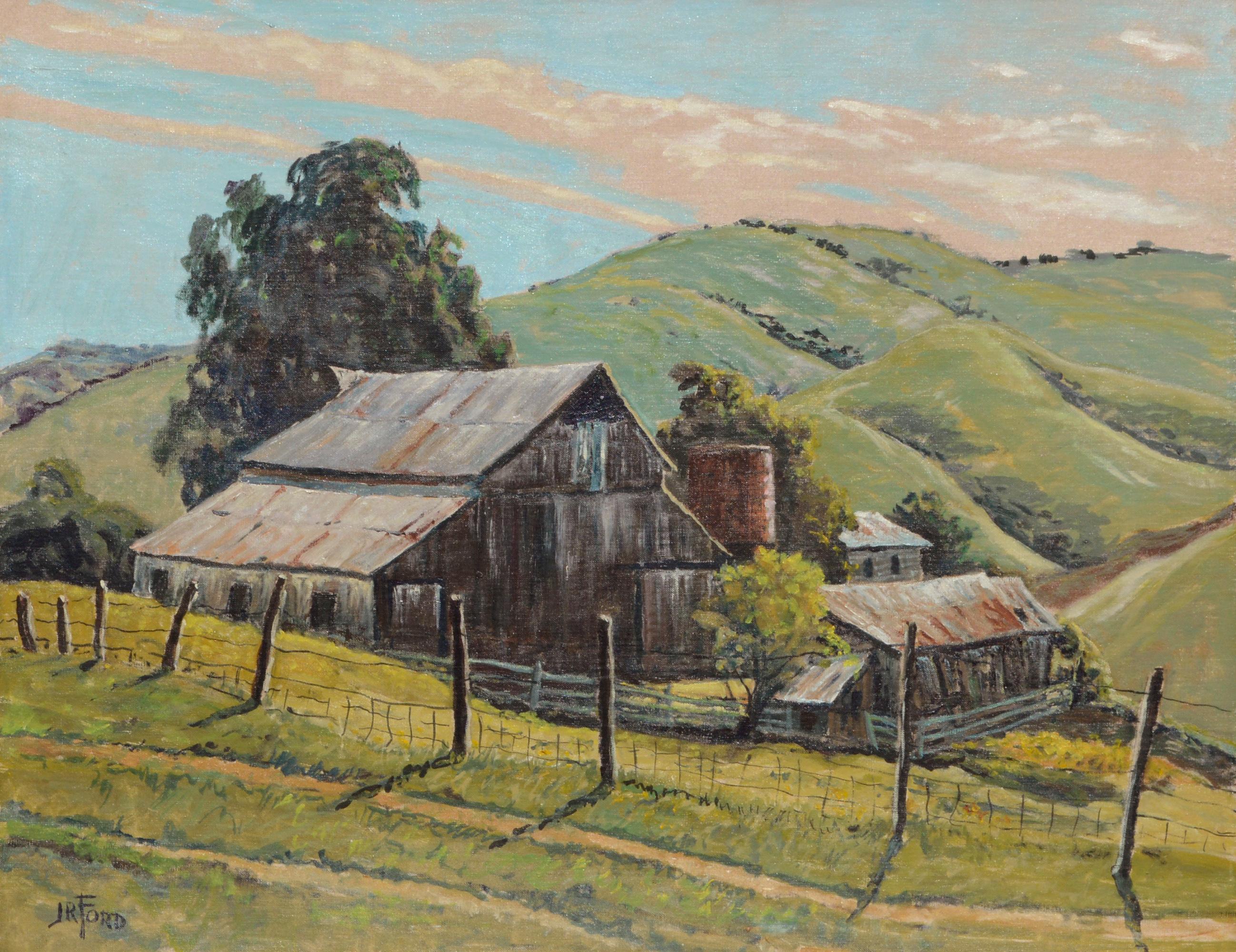 Mid Century Rustic Farmhouse Landscape, 