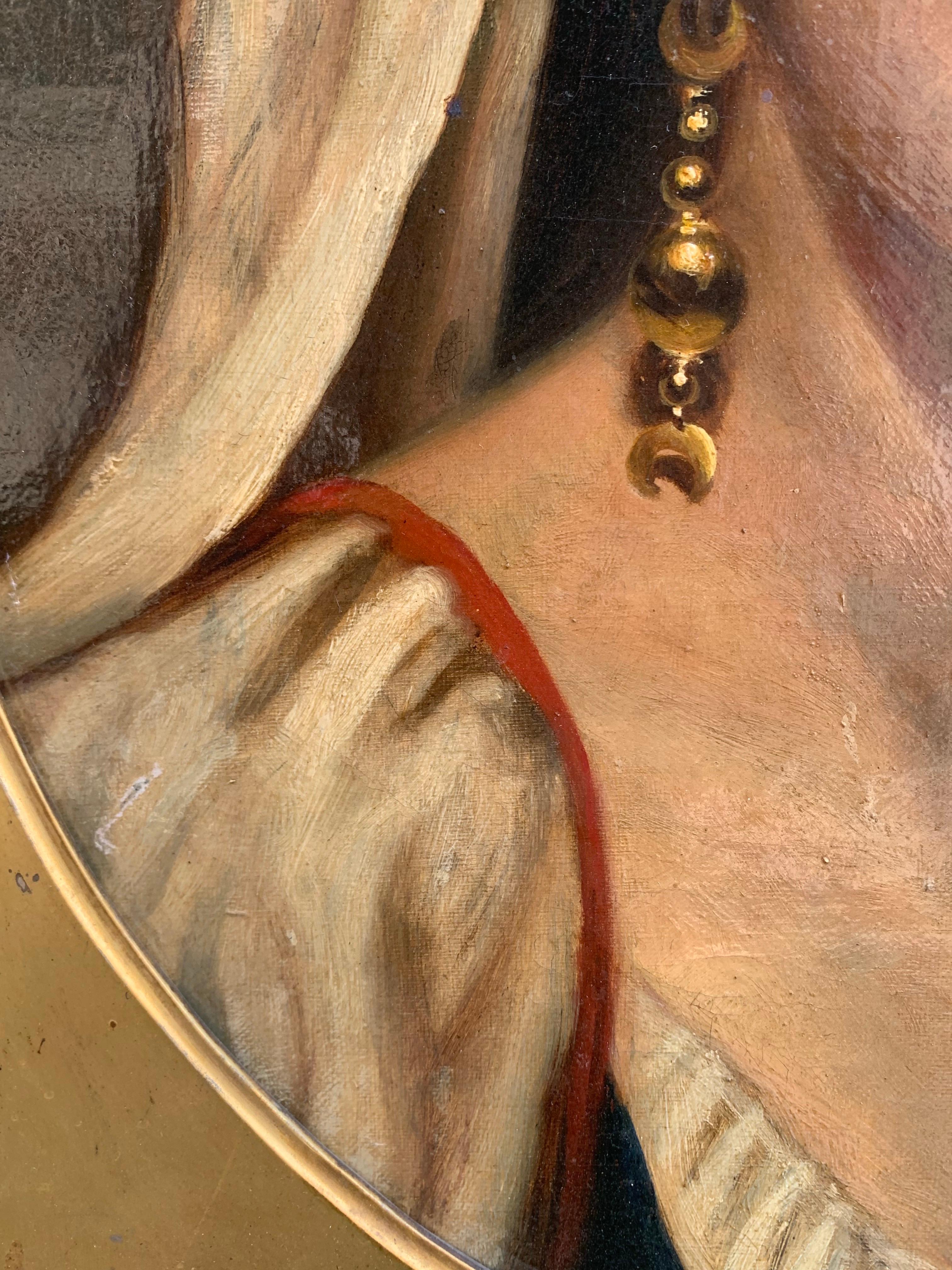 Italian Woman With Coral Necklace And Ciociaria Costume. James Sant (1820-1916) 2