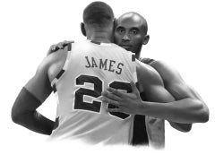 Untitled Embrace (Lebron/Kobe)