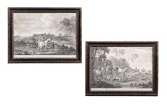 Antique 'Digging for the Fox' & 'Death of a Fox'