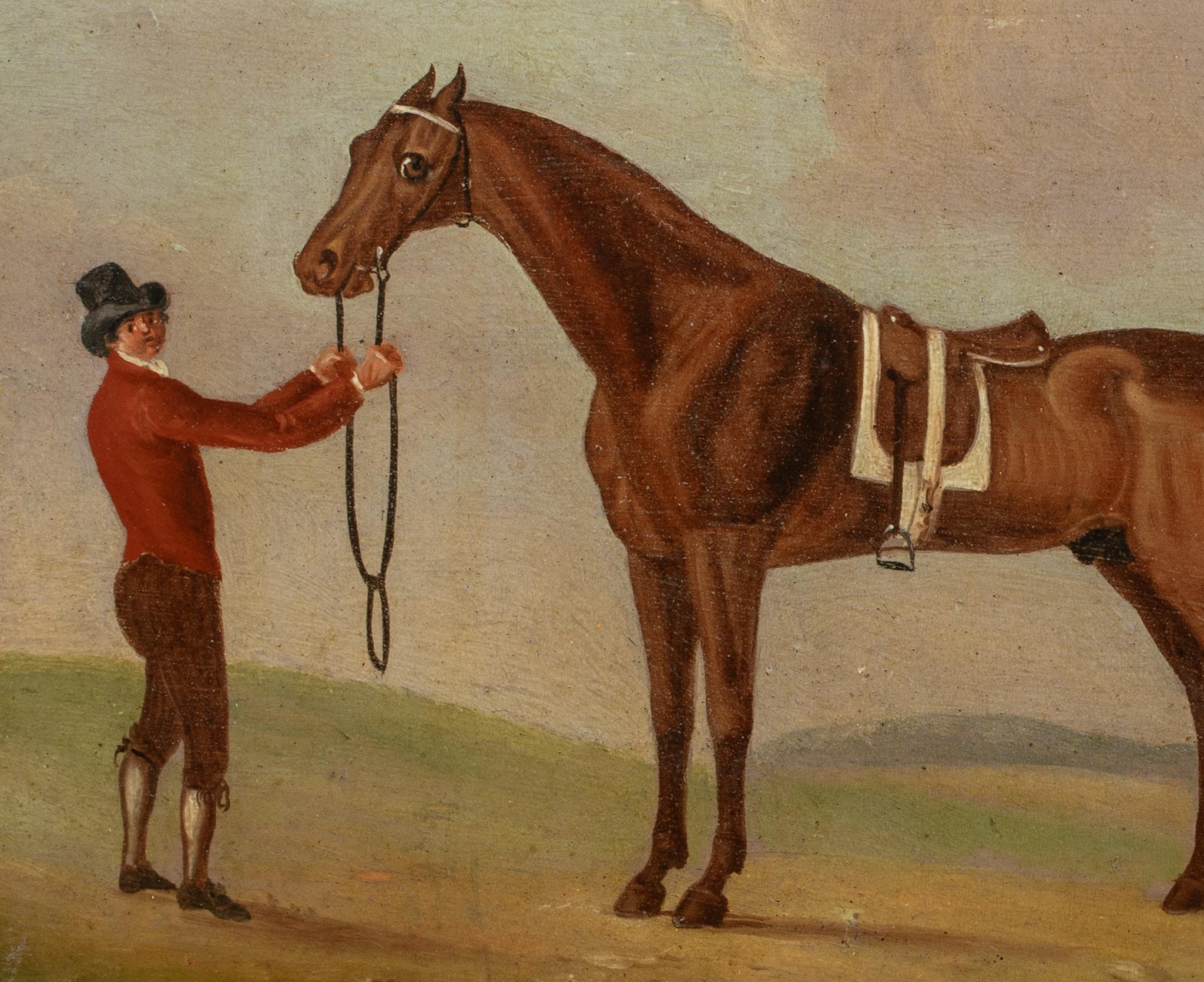 Portrait de Sir Thomas & Groom, 18e siècle 5