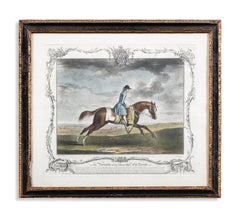 Porträts der berühmten Pferde 'Old Partner' und 'White Nose'