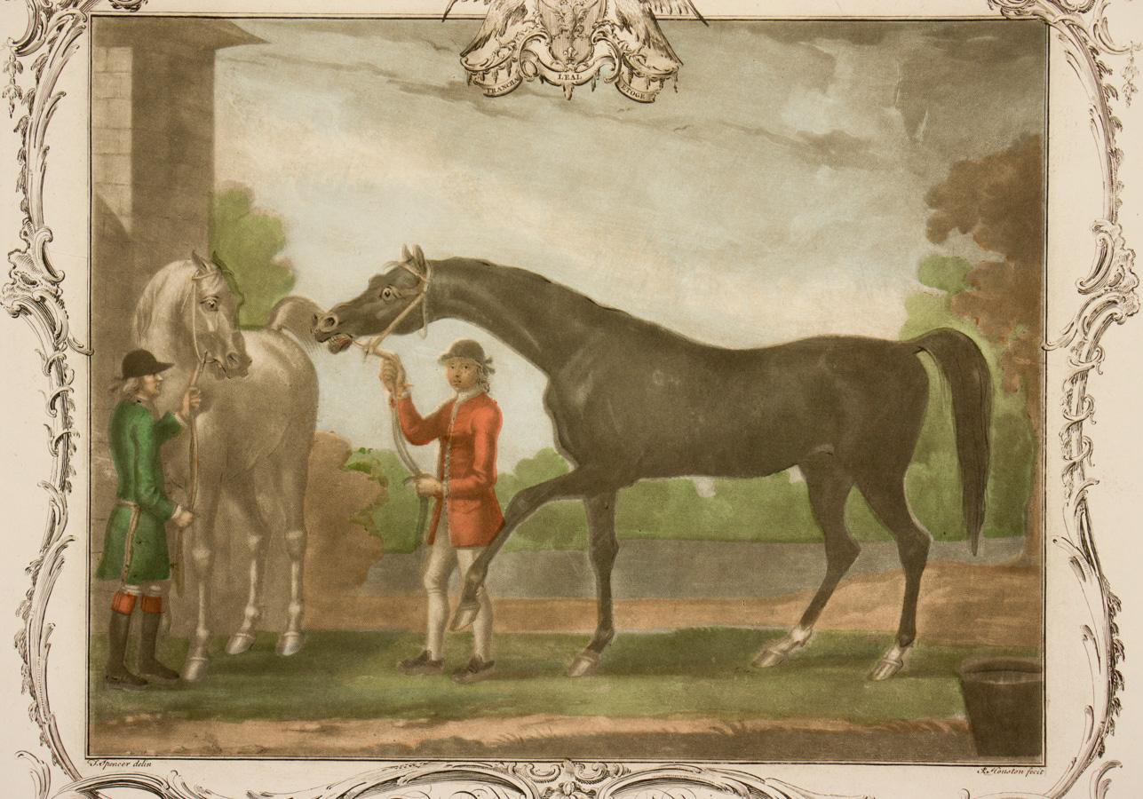 Porträts von Babraham (Beige), Animal Print, von James Seymour