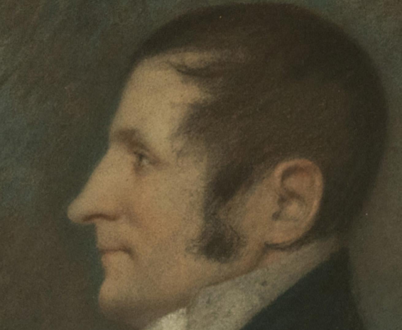 Revolución Americana Retrato Político Histórico Pintura General William Lyman - Portrait Painting Negro de James Sharples