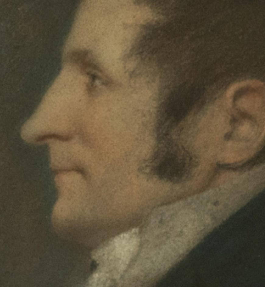 Importante retrato al pastel, pintado hacia 1795 por James Sharples Senior (1751-1811), del político estadounidense general William Lyman (1755-1811).
Este cuadro había pasado por la familia del general Lyman desde finales del siglo XVIII hasta la