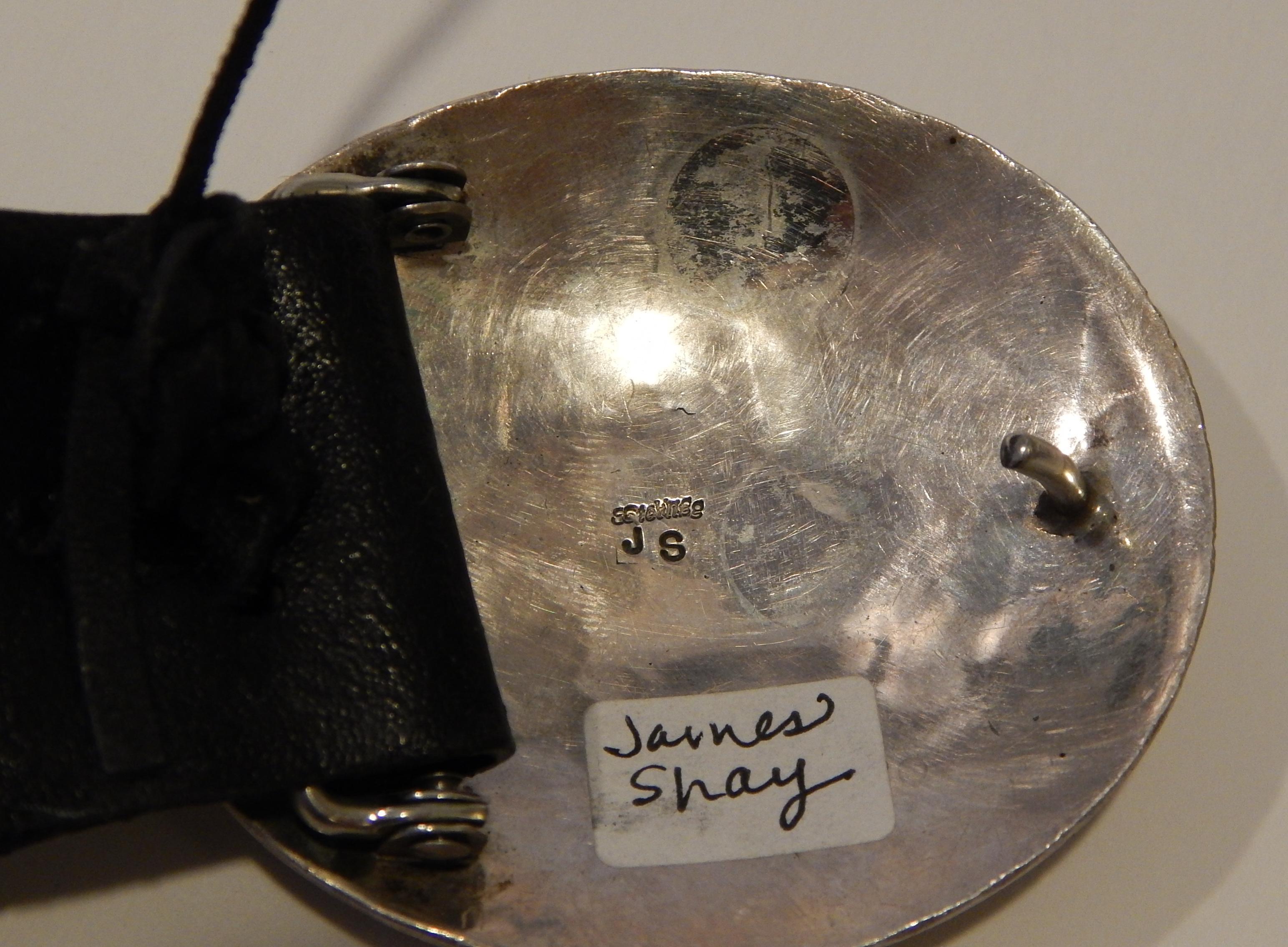 James Shay Navajo Sterling Silver Native American Concho Belt:: Marked JS Bon état - En vente à Phoenix, AZ