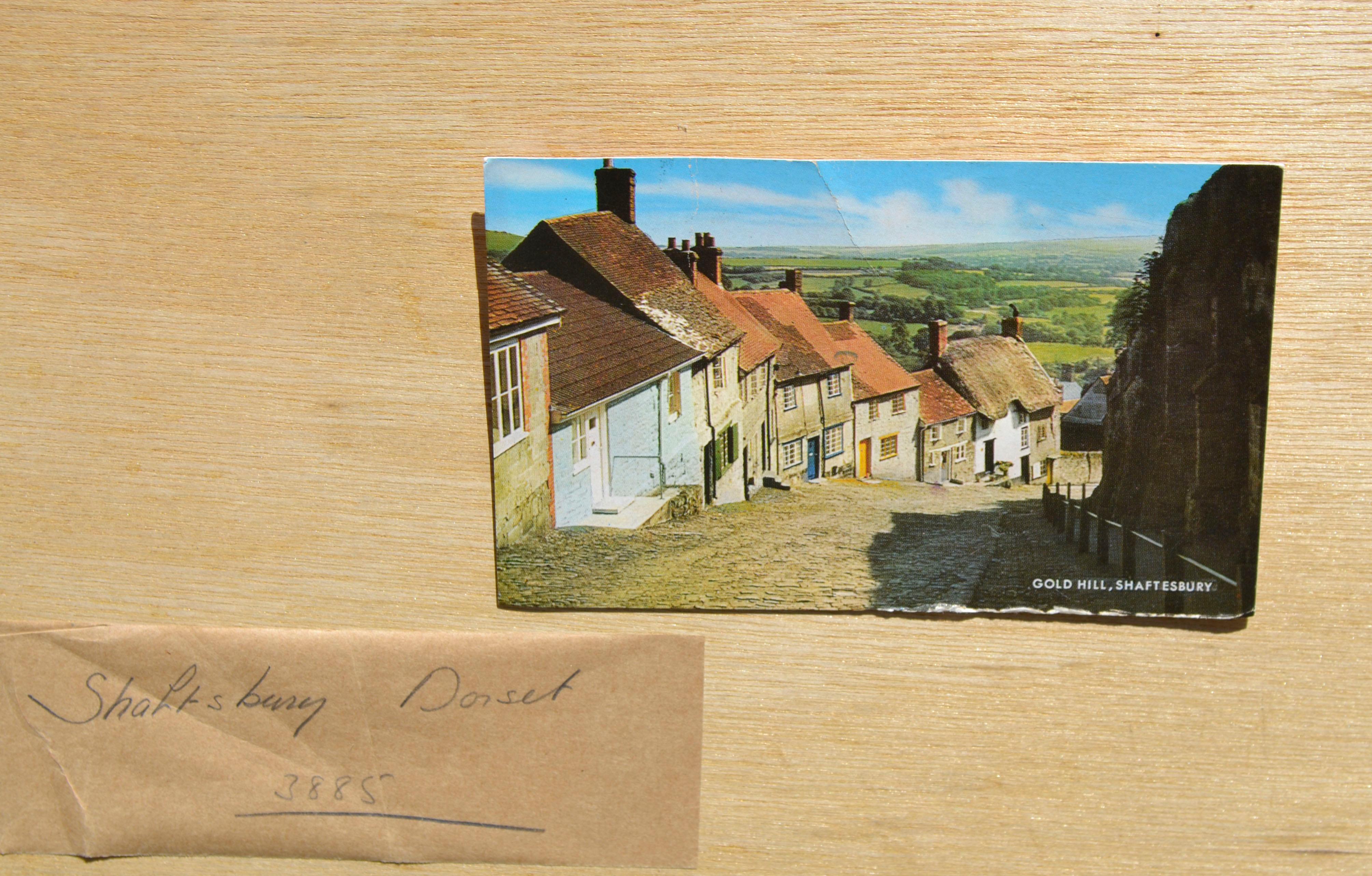 Shaftesbury England, Figurative Landscape  - Impressionist Painting by James Shearer