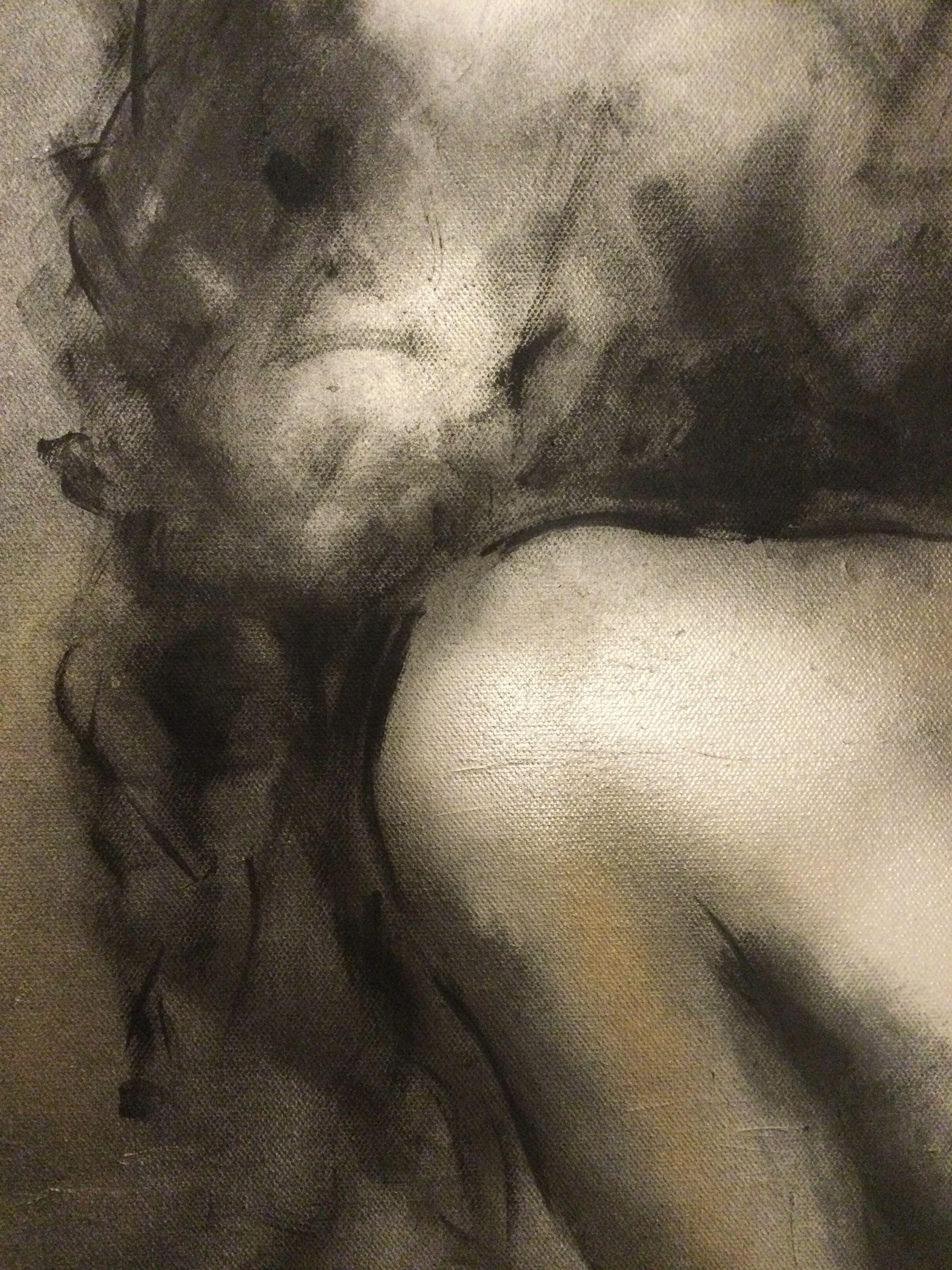 Nuvole, Pittura, Olio su tela - Painting Impressionismo di James Shipton