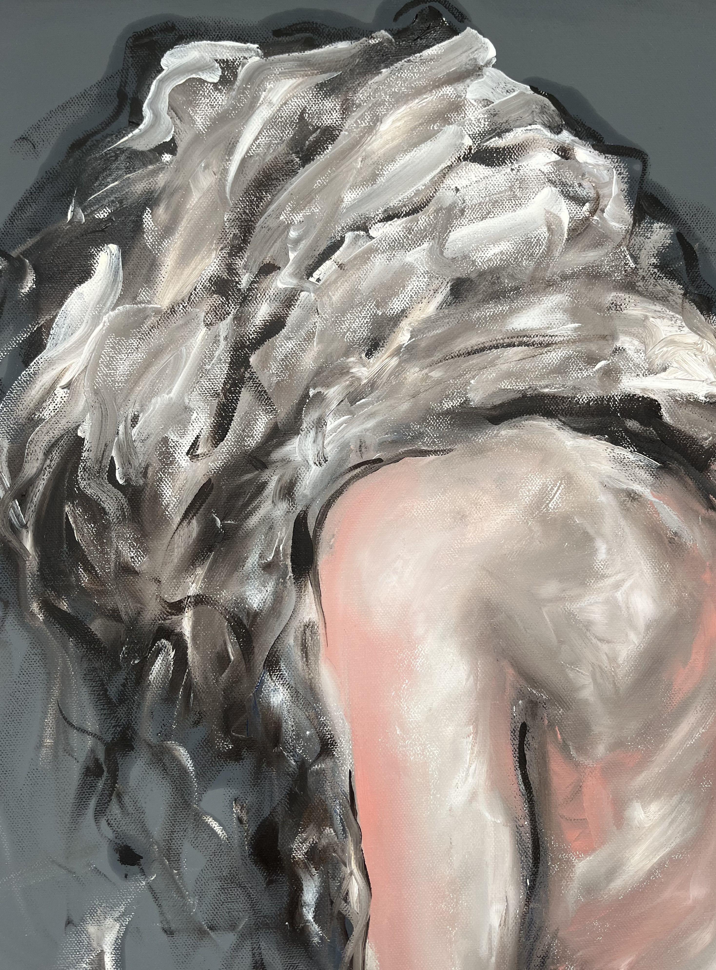 Notte fonda, Pittura, Olio su tela - Painting Impressionismo di James Shipton