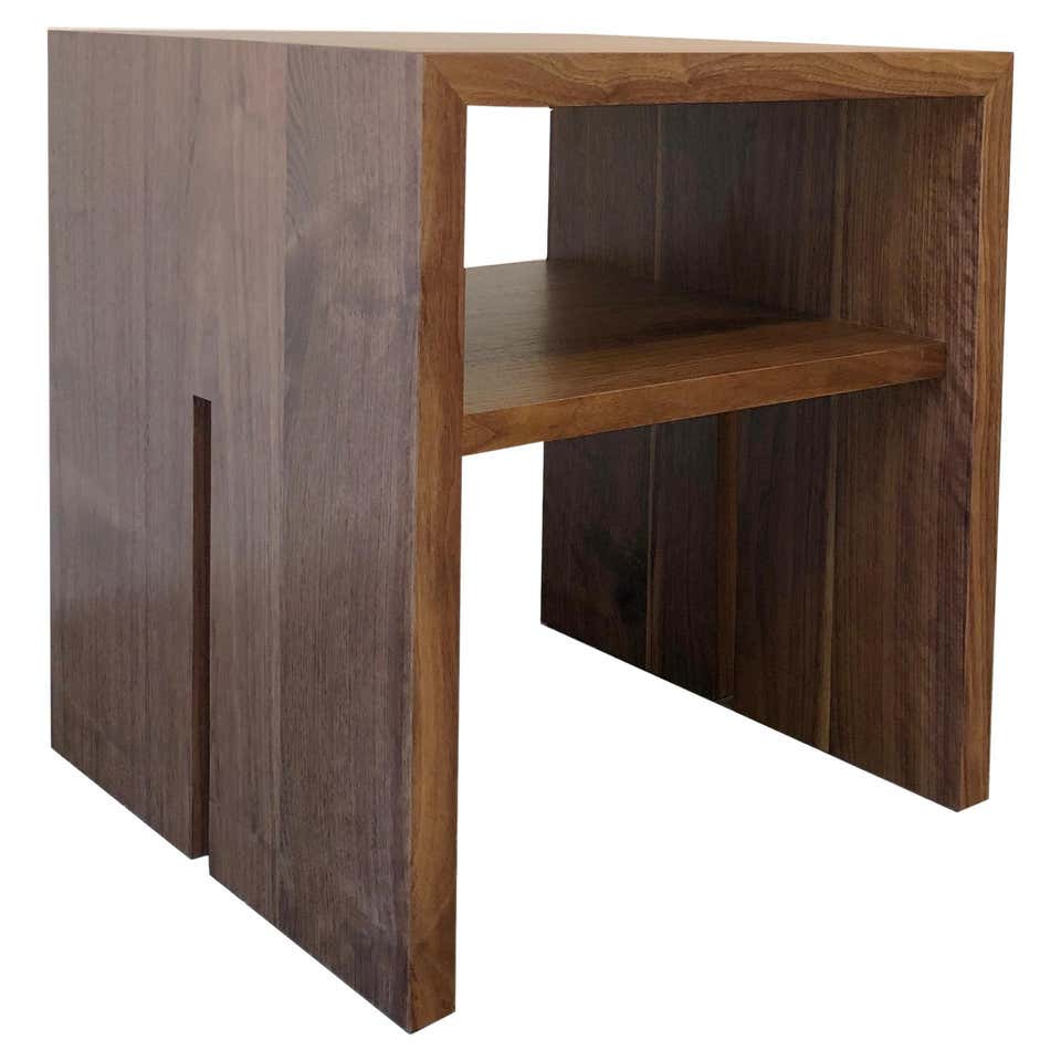 Table Straddle Straddle Side Table by Levi Christiansen in Solid Walnut For Sale at ...