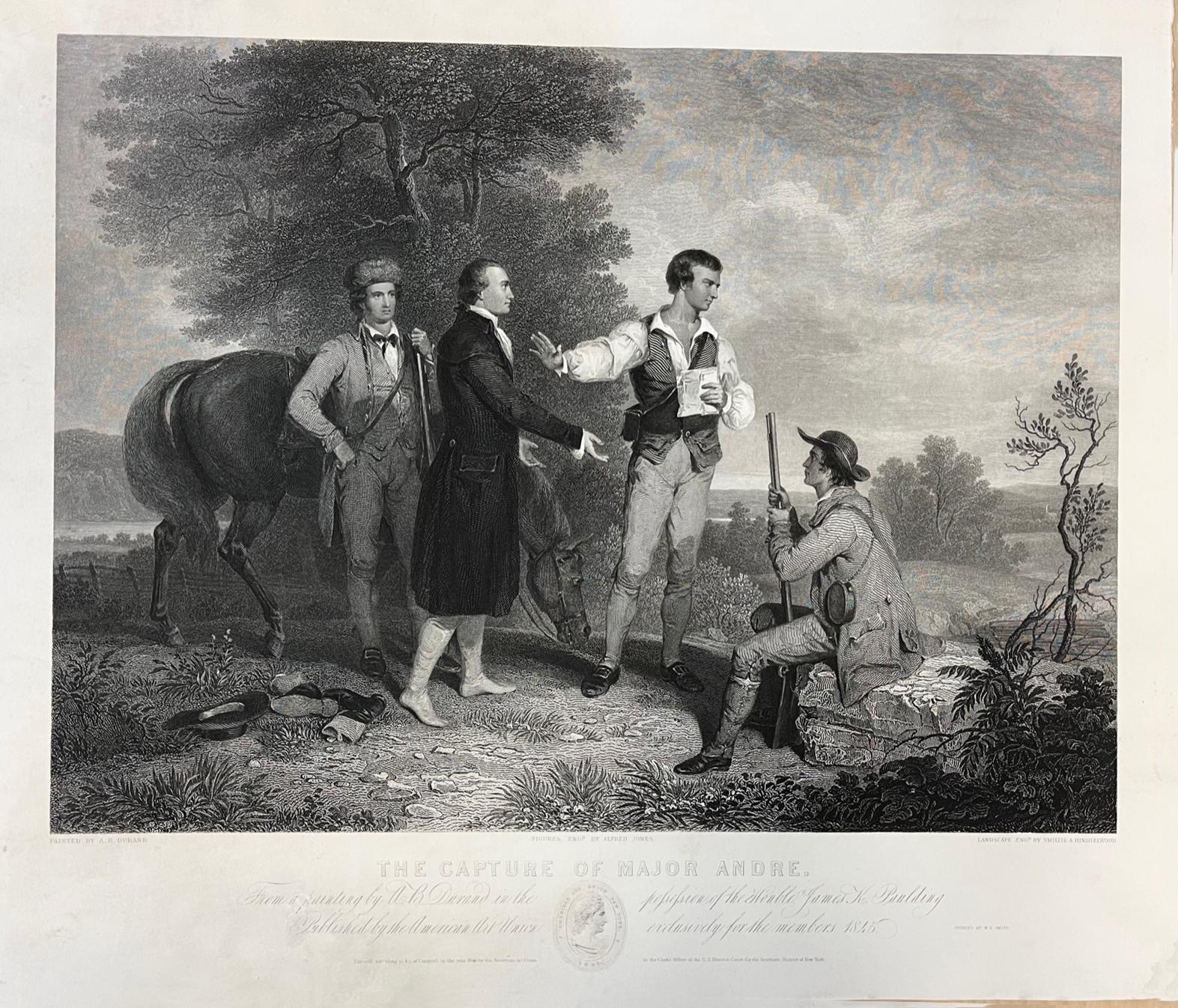 James Smillie Figurative Print - THE CAPTURE OF MAJOR ANDRE