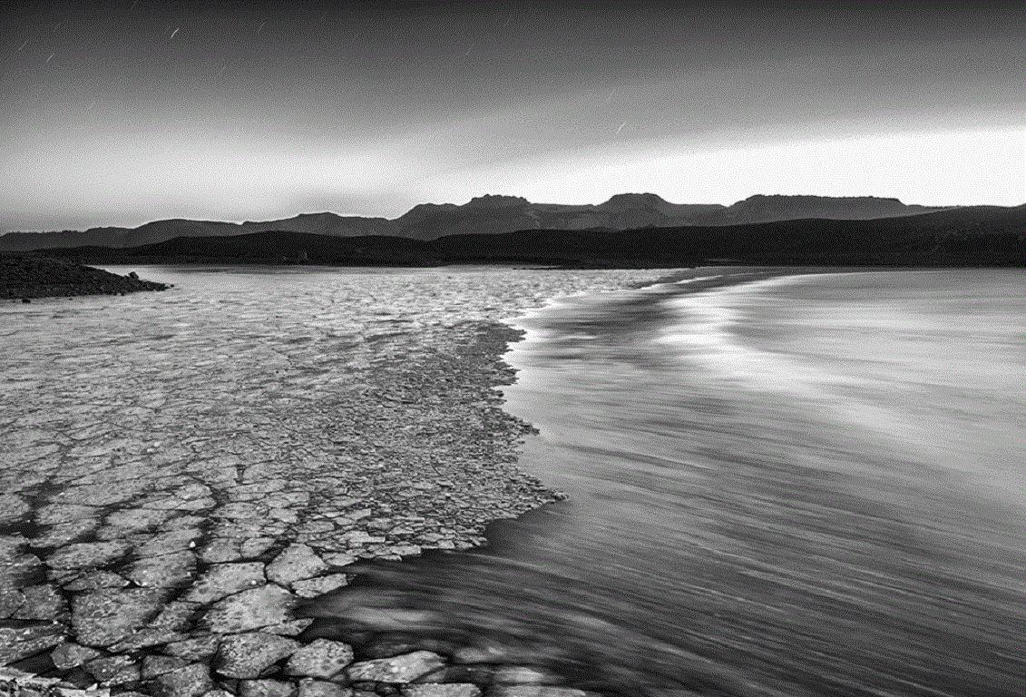 American Trails de James Sparshatt.  Impresión en Platino Paladio con Marco Flotante